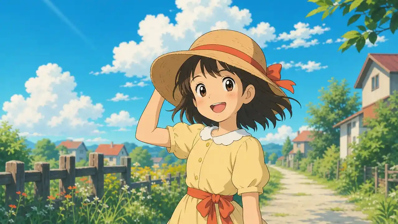 2d Animation Girl