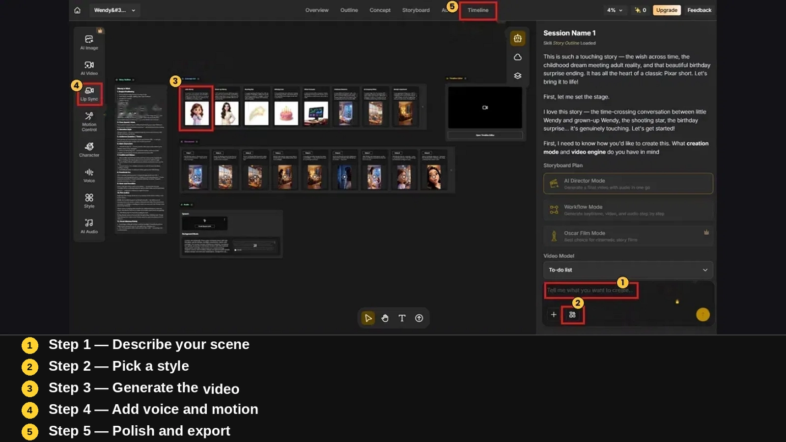 Anijam Step-by-Step Workflow