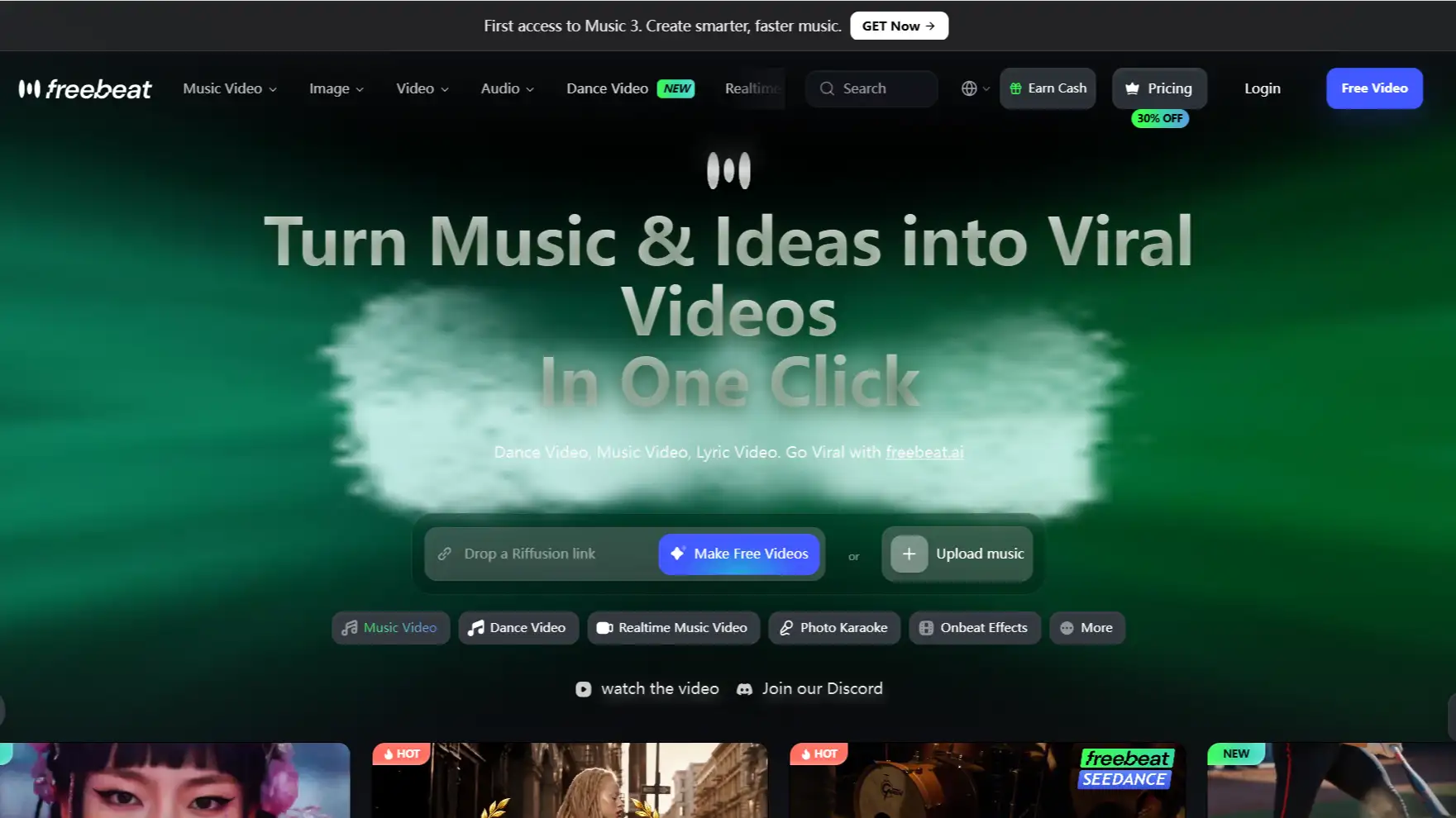 Freebeat Homepage