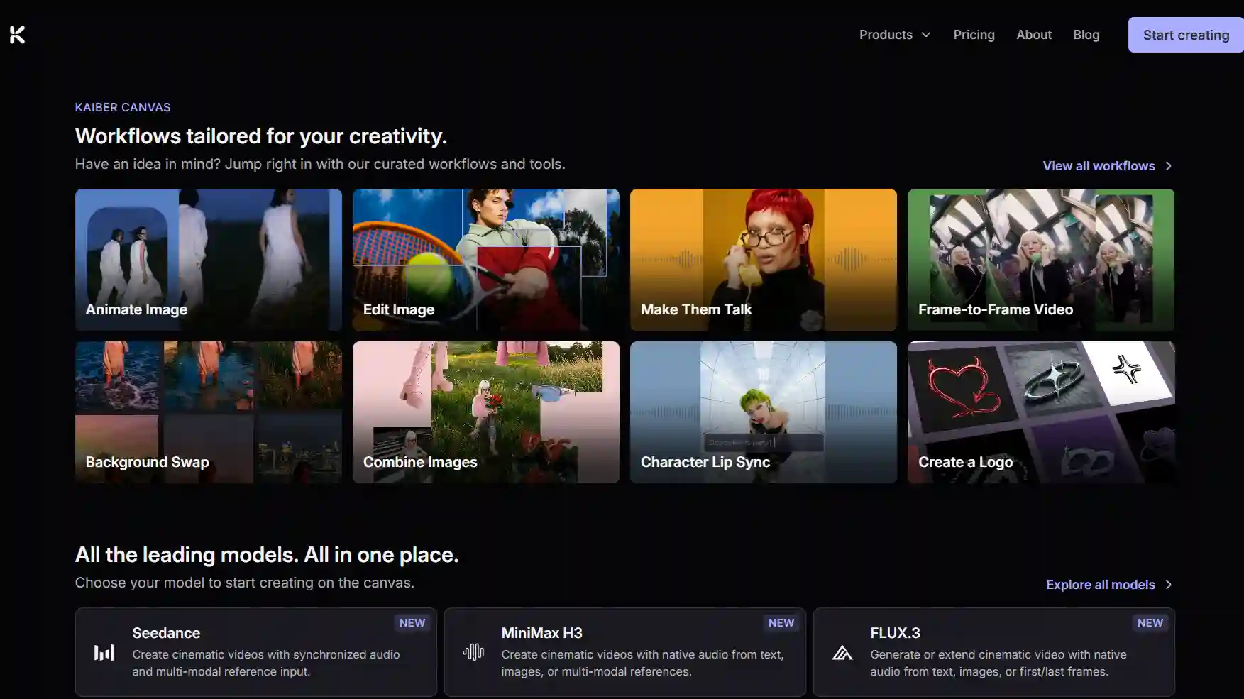 Kaiber Homepage