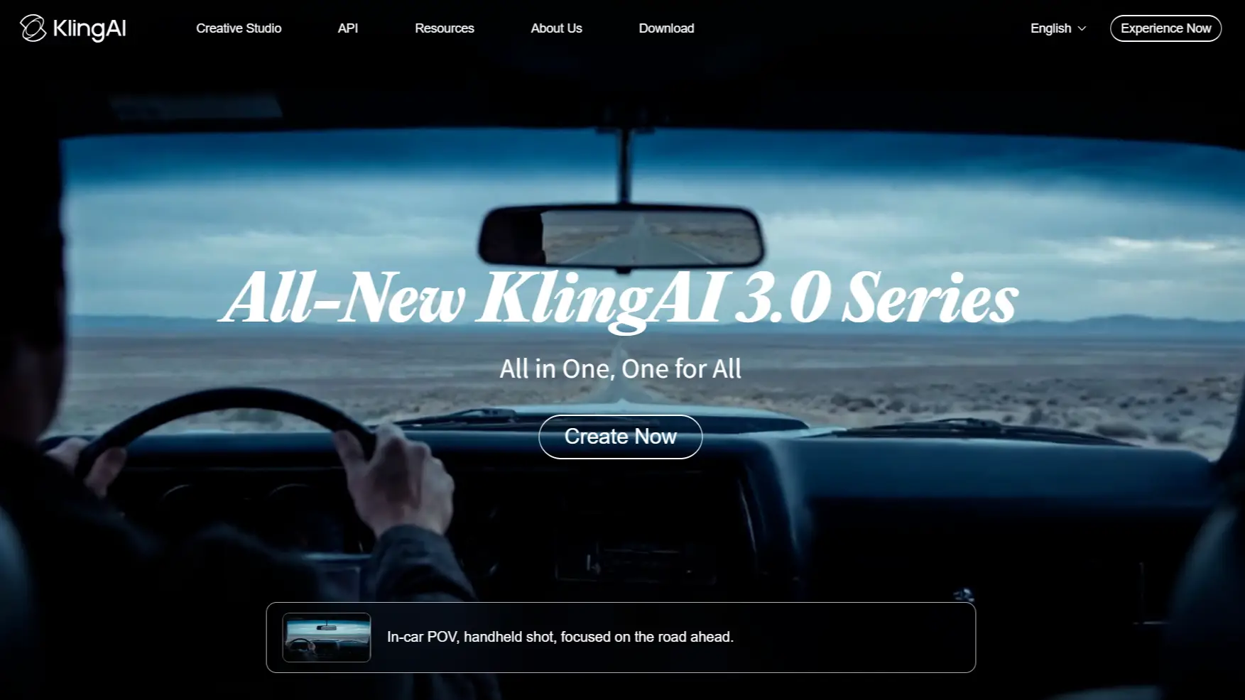 Kling AI Homepage