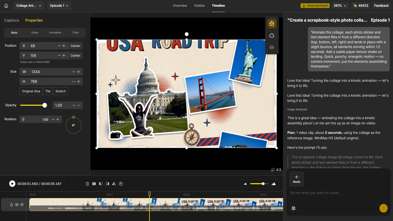 Animate The Collage
