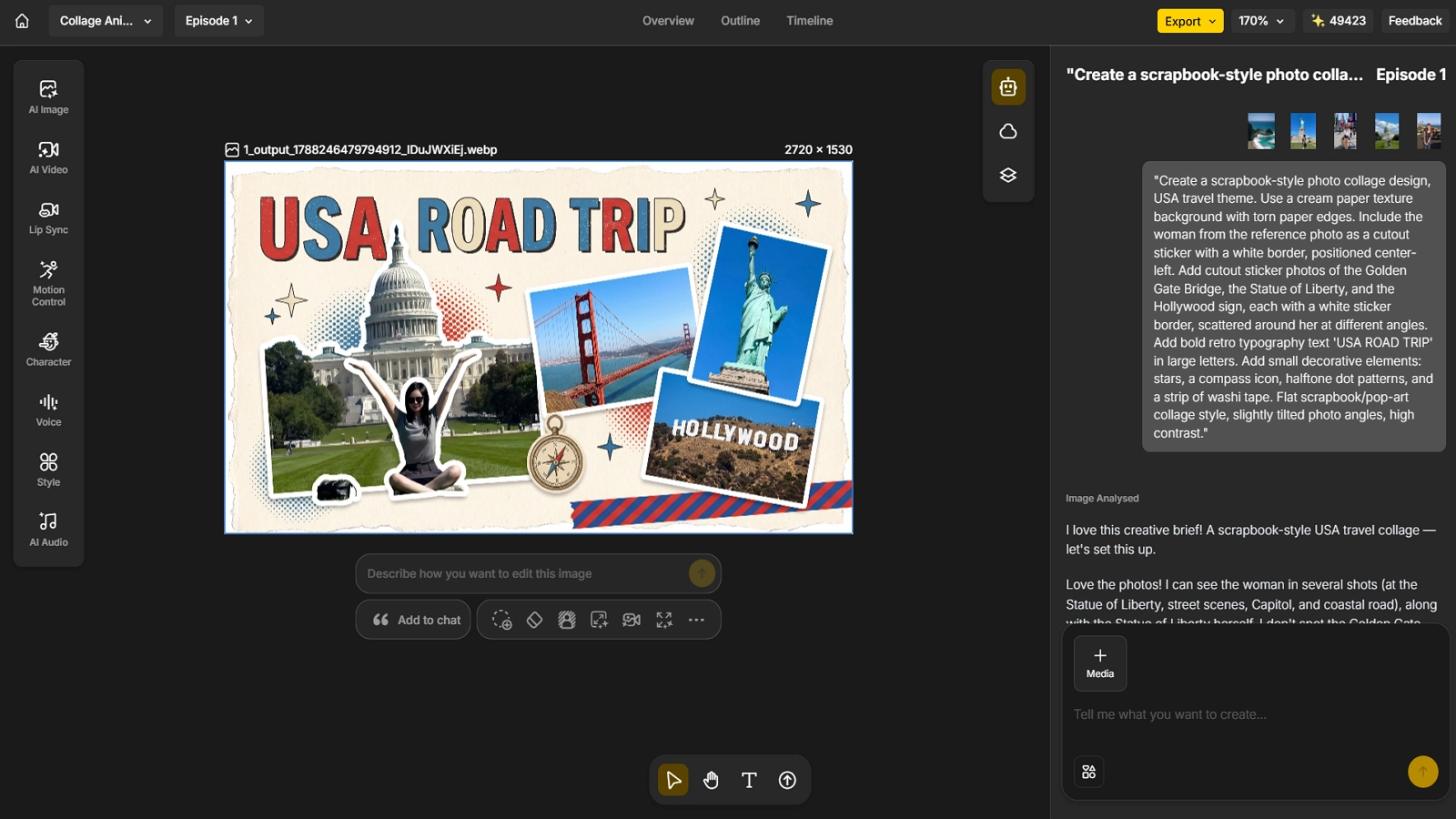 Generate The Static Collage Layout