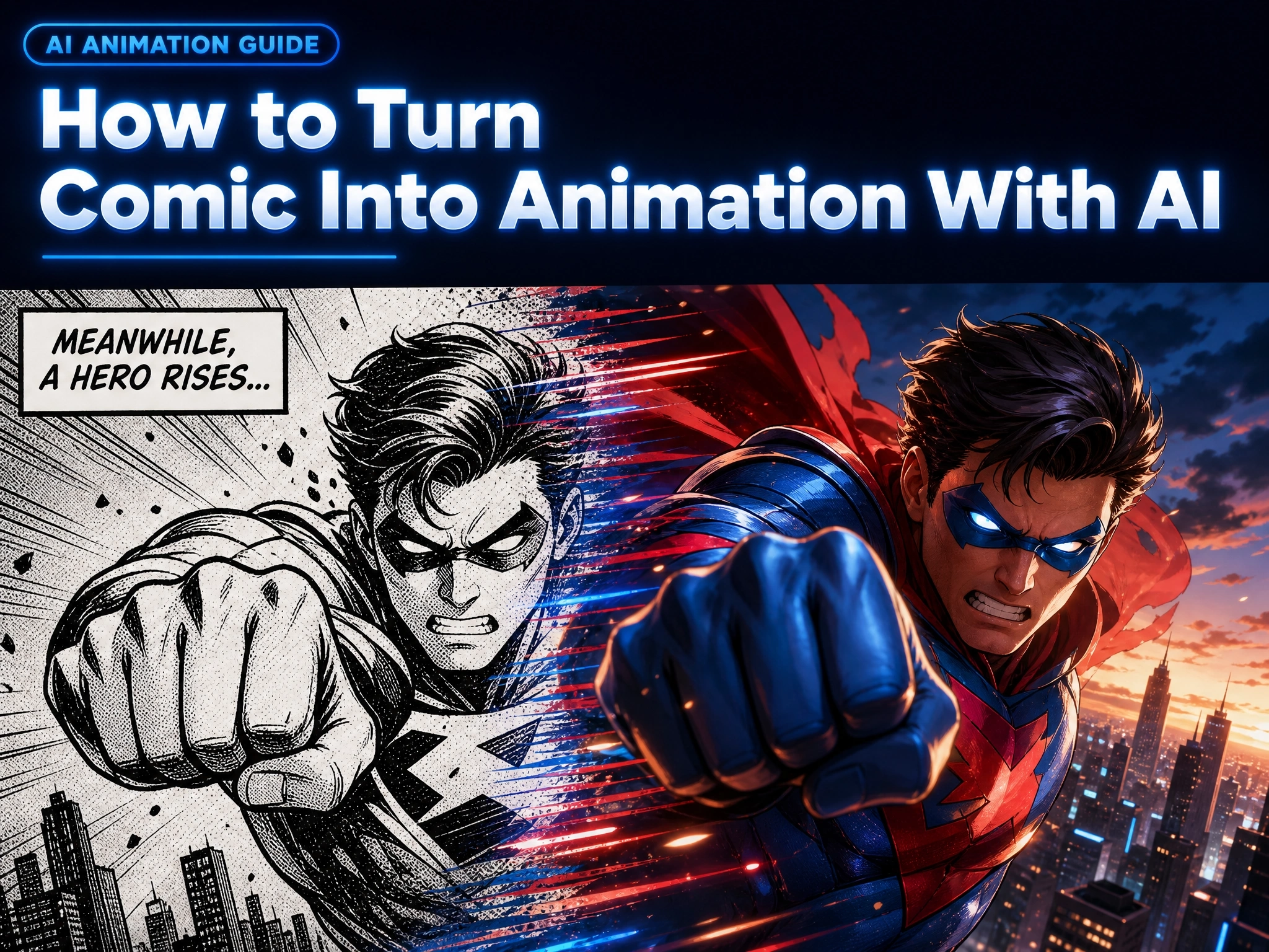 How to Turn Comic Into Animation With AI 2026 (Step-by-Step Guide)