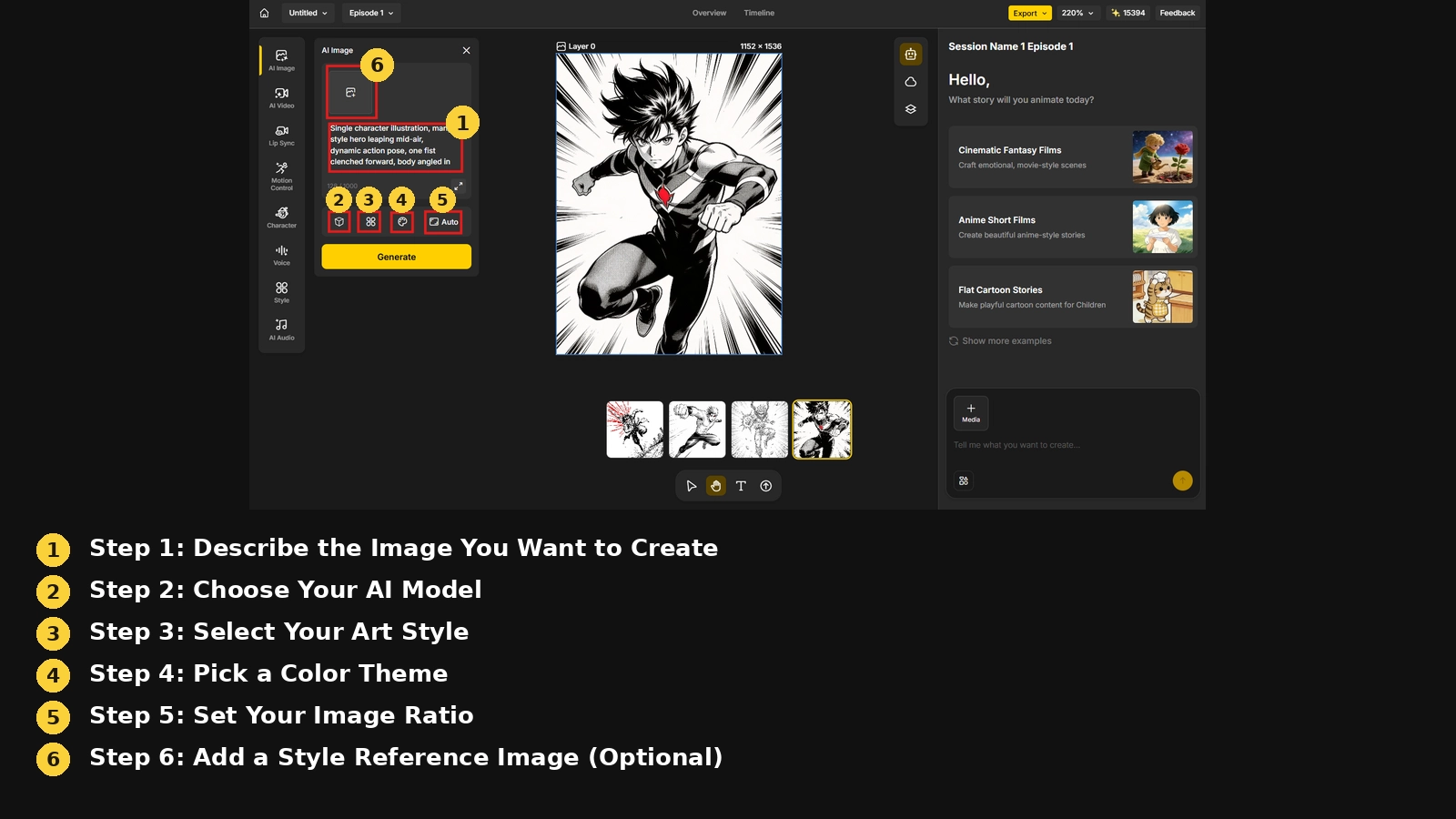 Generate Comic Art with Anijam
