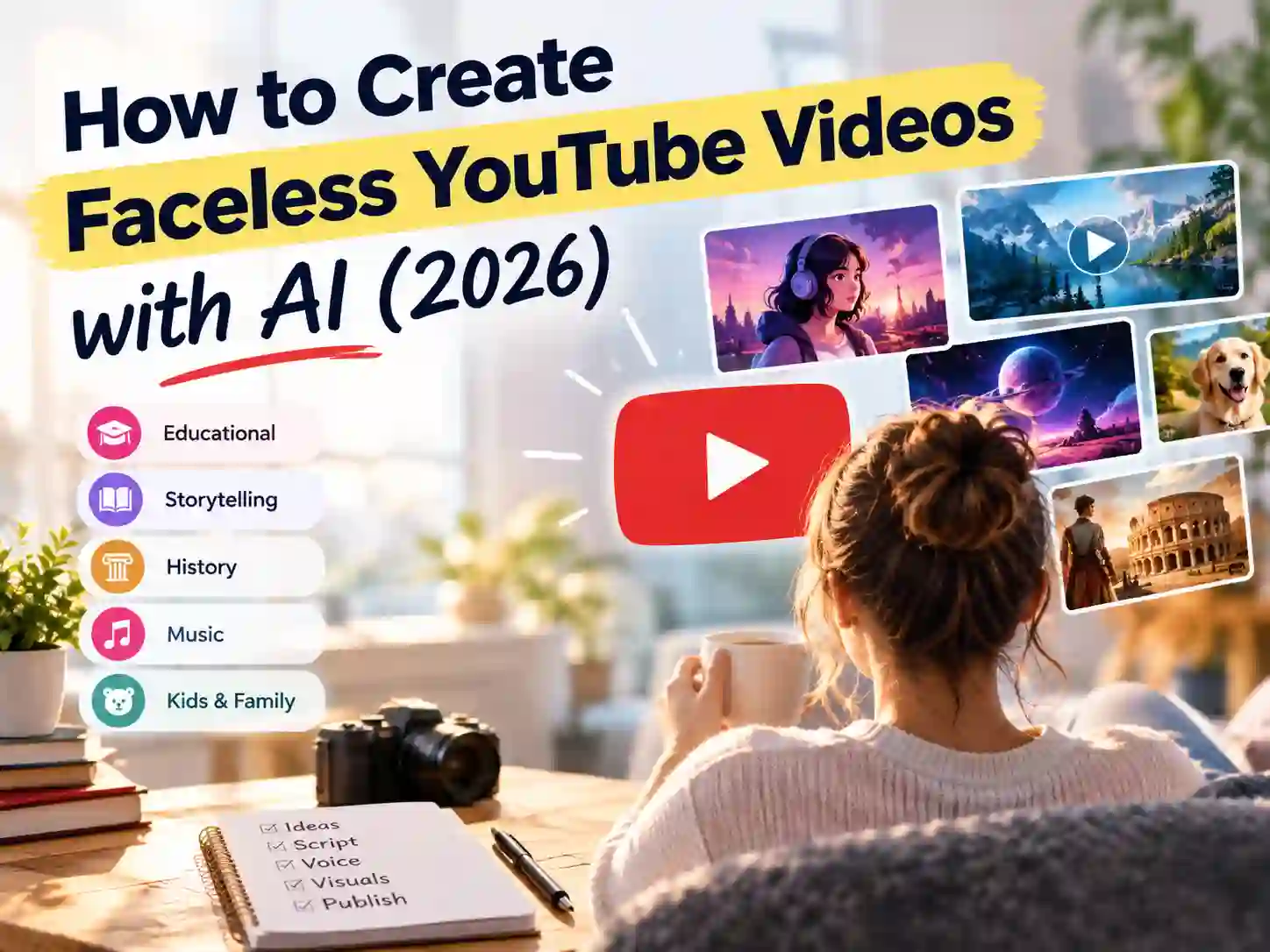 How to Create Faceless YouTube Videos with AI (2026)