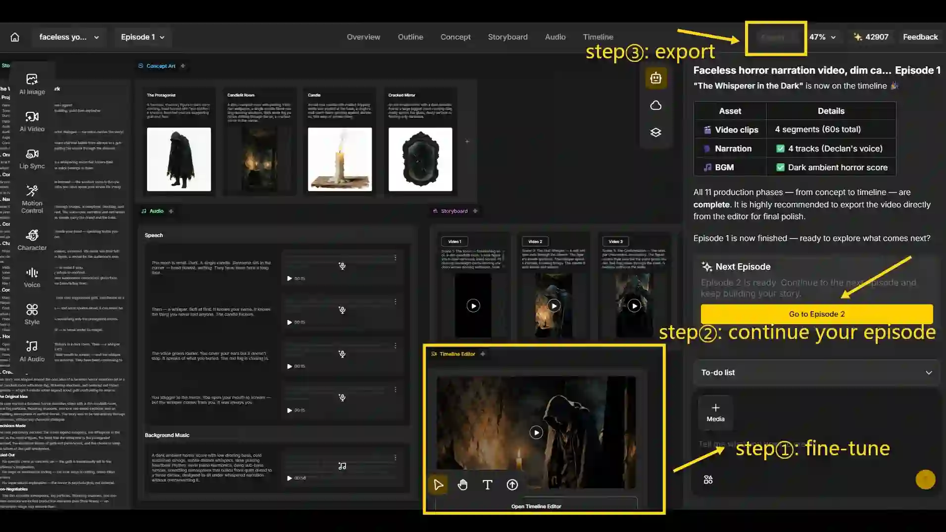 Step 3 Edit and Export