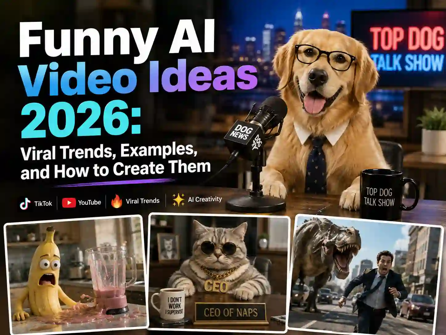 Funny AI Video Ideas 2026: Viral Trends, Examples, and How to Create Them