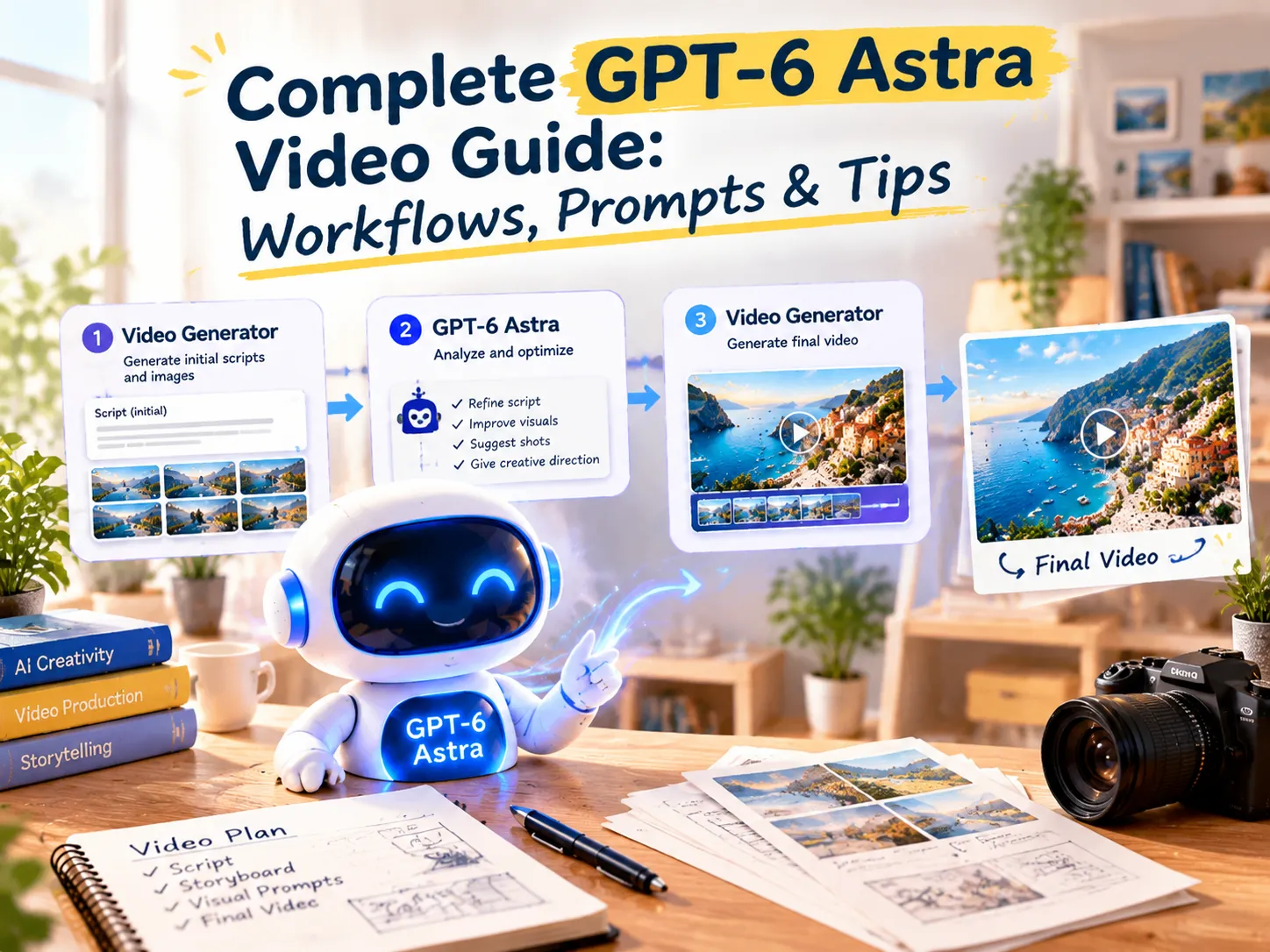 Complete GPT-6 Astra Video Guide: Workflows, Prompts and Tips