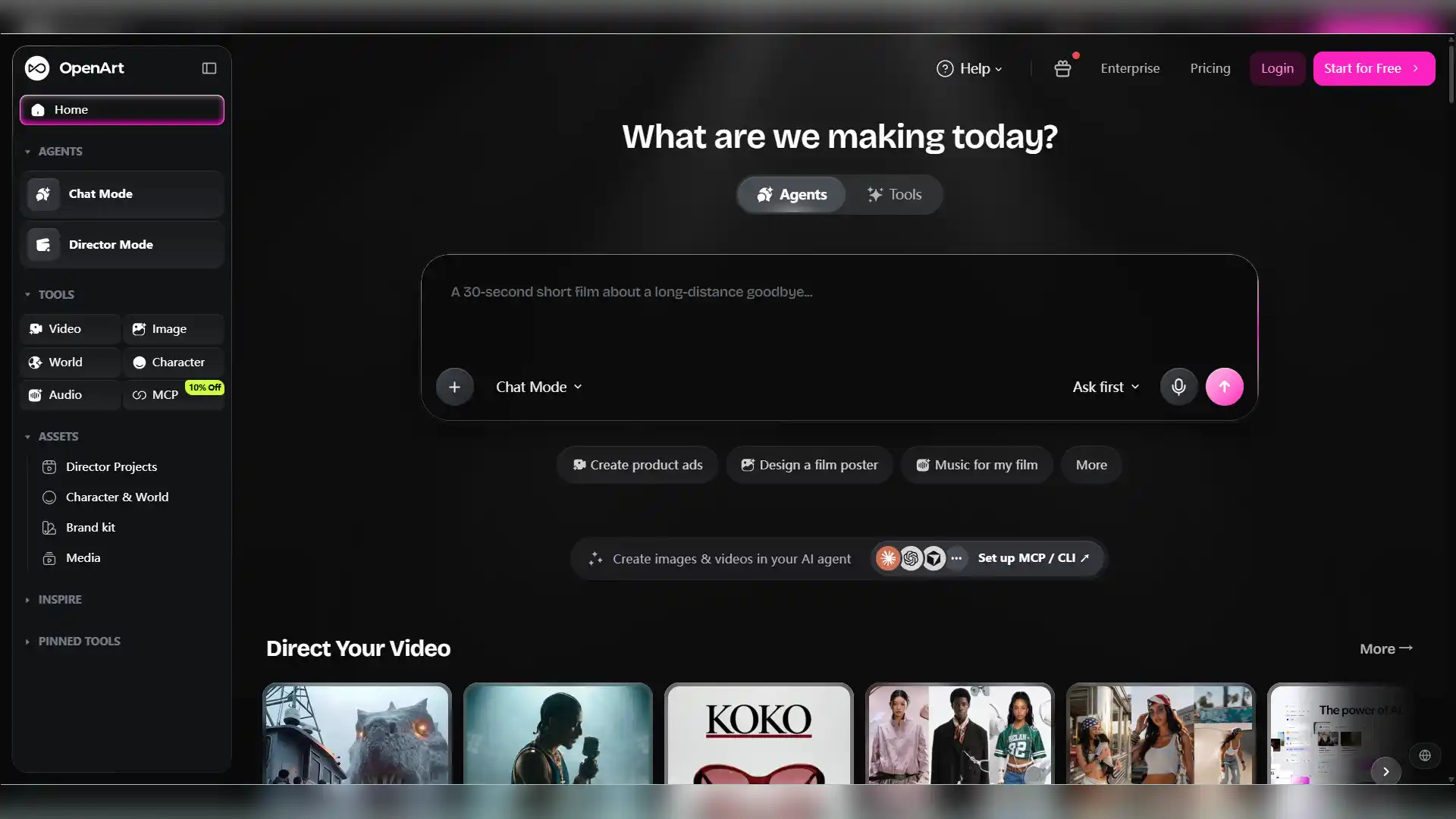 Openart Homepage
