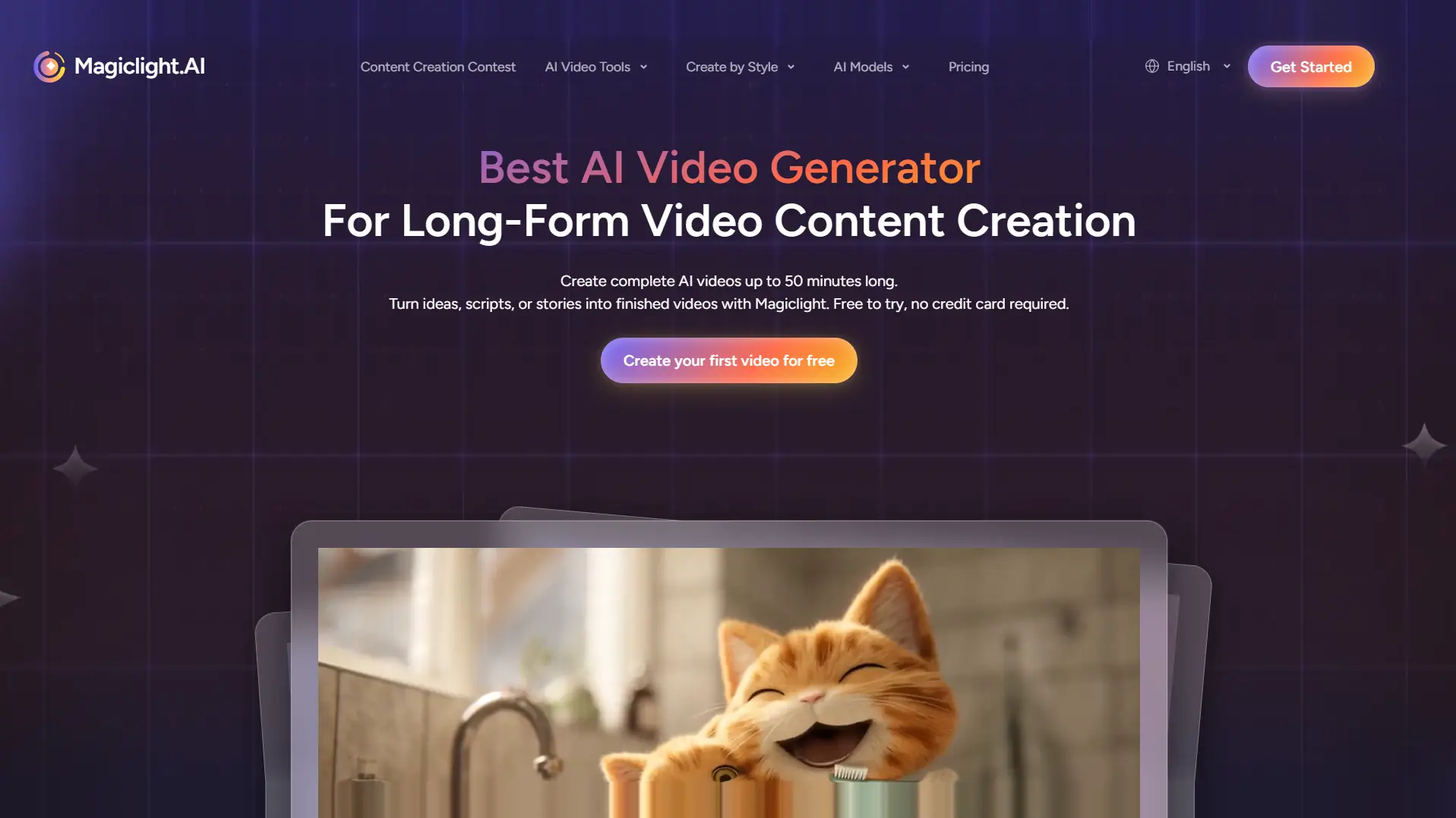 Magiclight AI Homepage