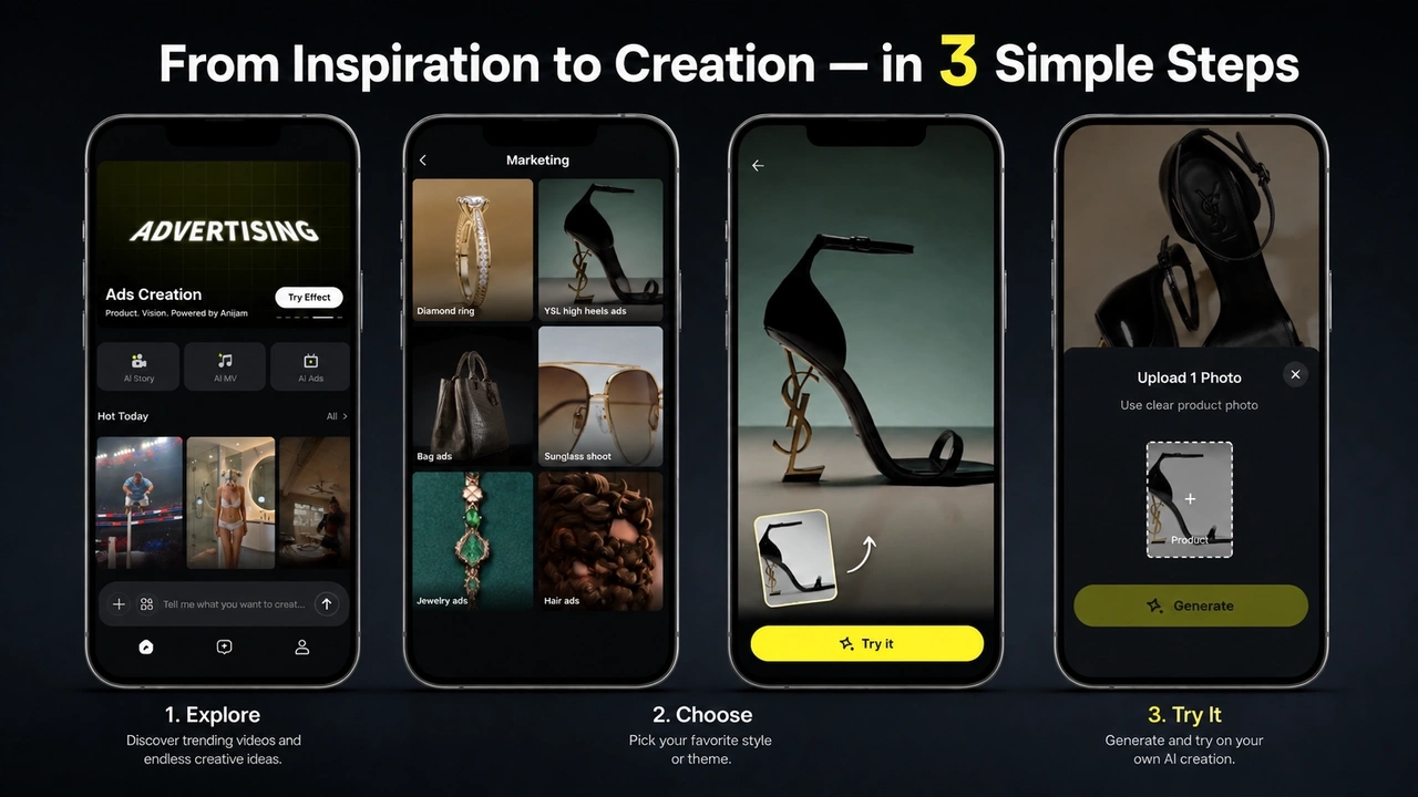 Pick a Template on the App