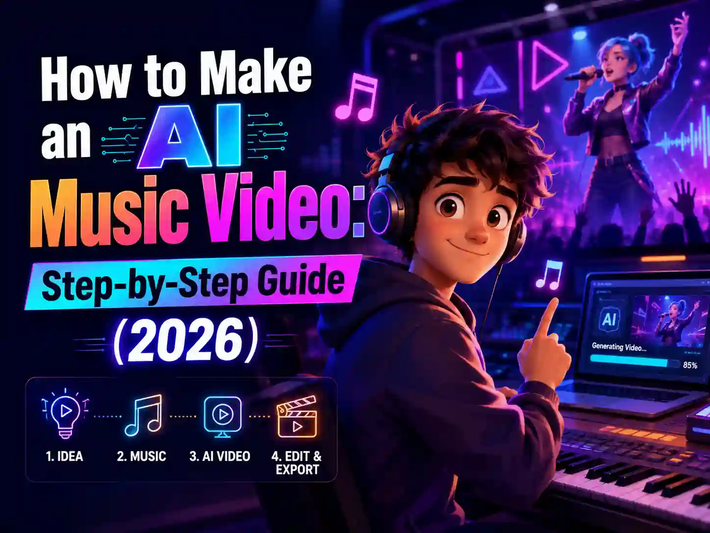 How to Make an AI Music Video: Step-by-Step Guide (2026)