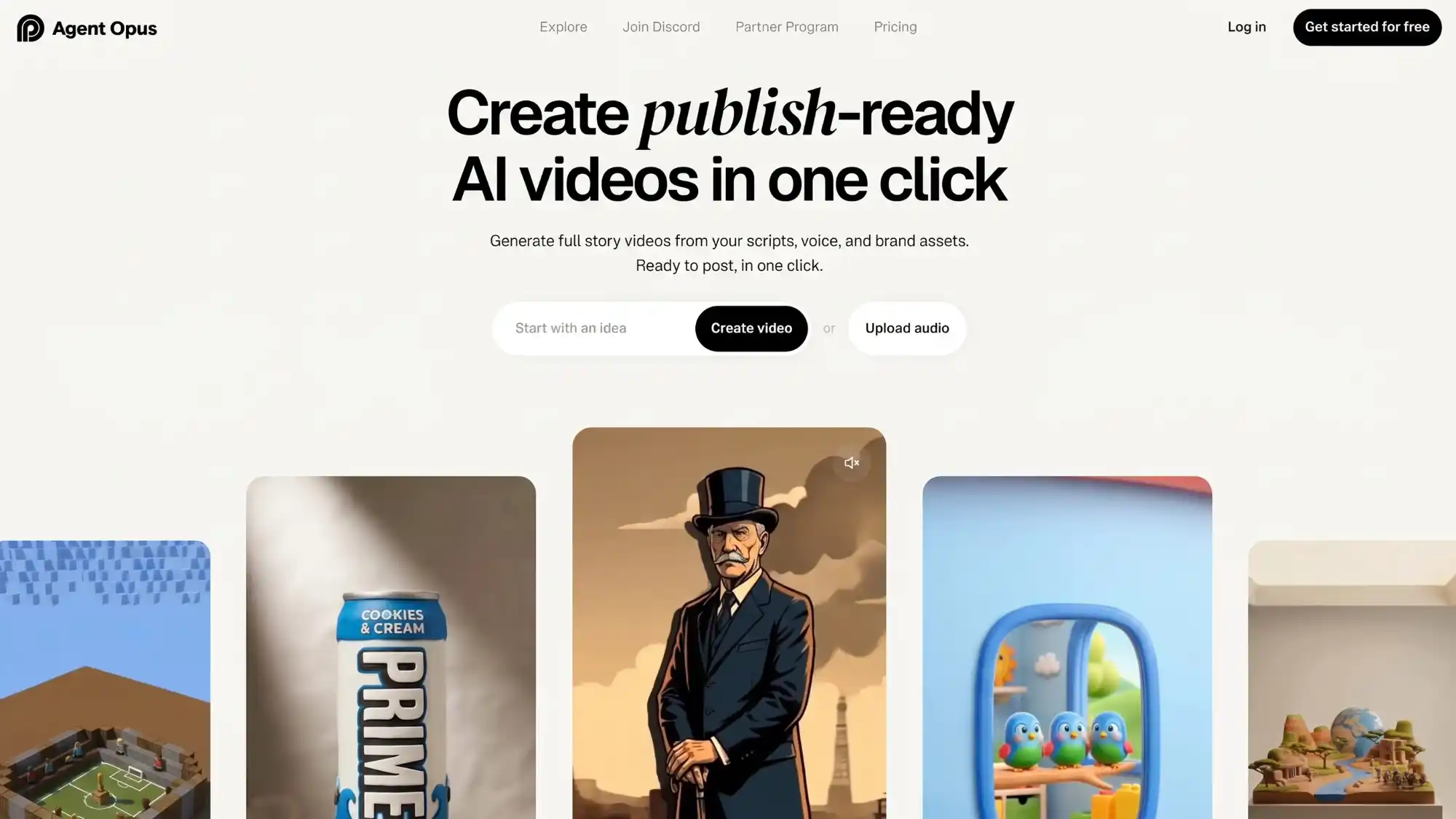 Agent Opus Homepage