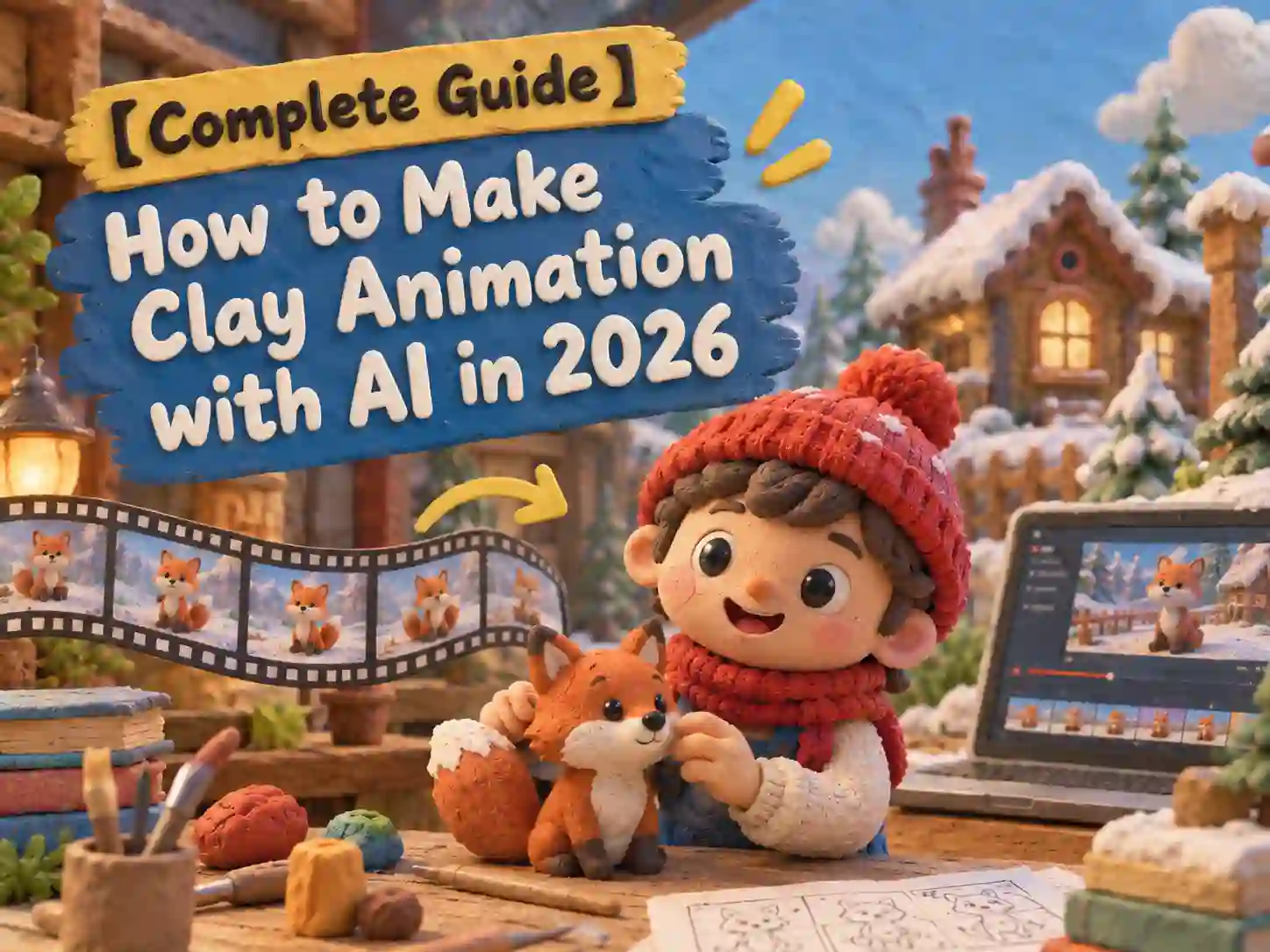 【Complete Guide】How to Make Clay Animation with AI in 2026