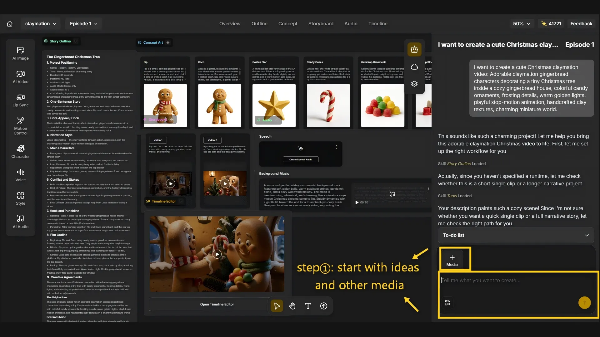 Claymation Step 1