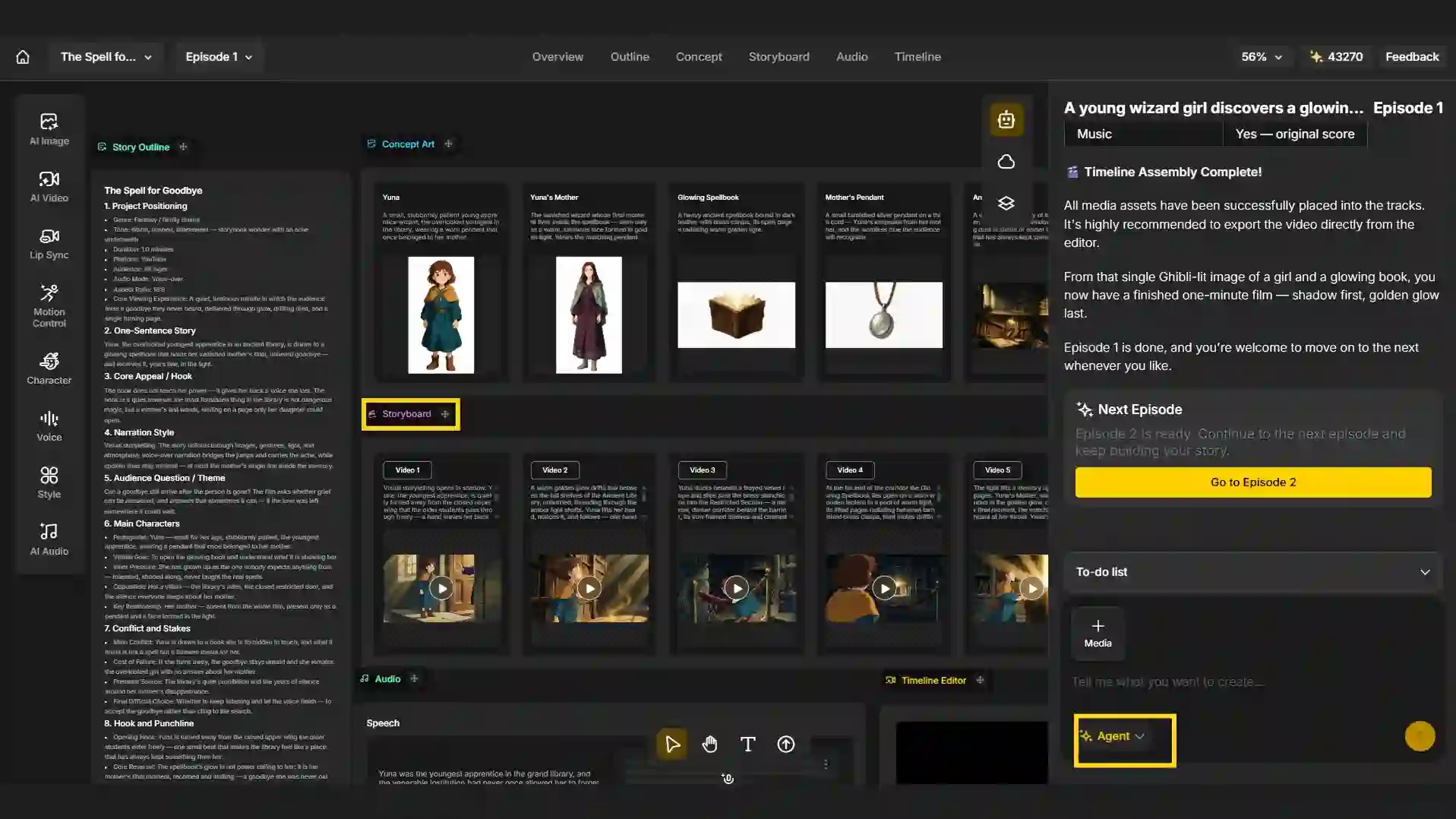 Anijam AI Storyboard Steps