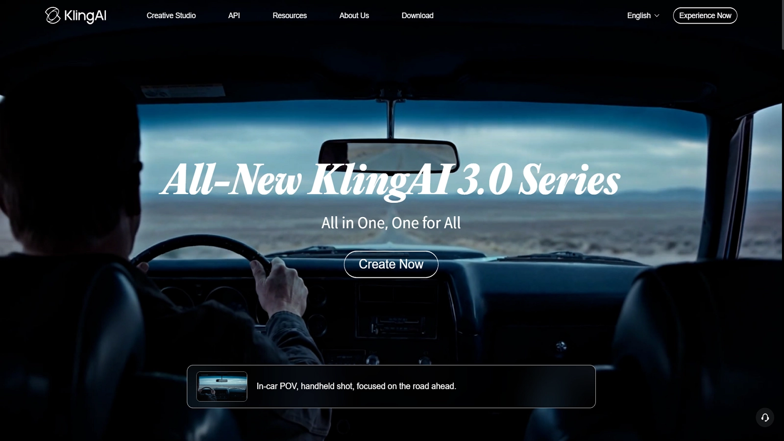 Kling AI Home Page