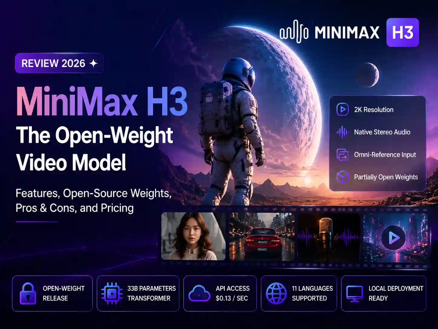 MiniMax H3 Review 2026: Features, Open-Source Weights, Pros & Cons, and Pricing