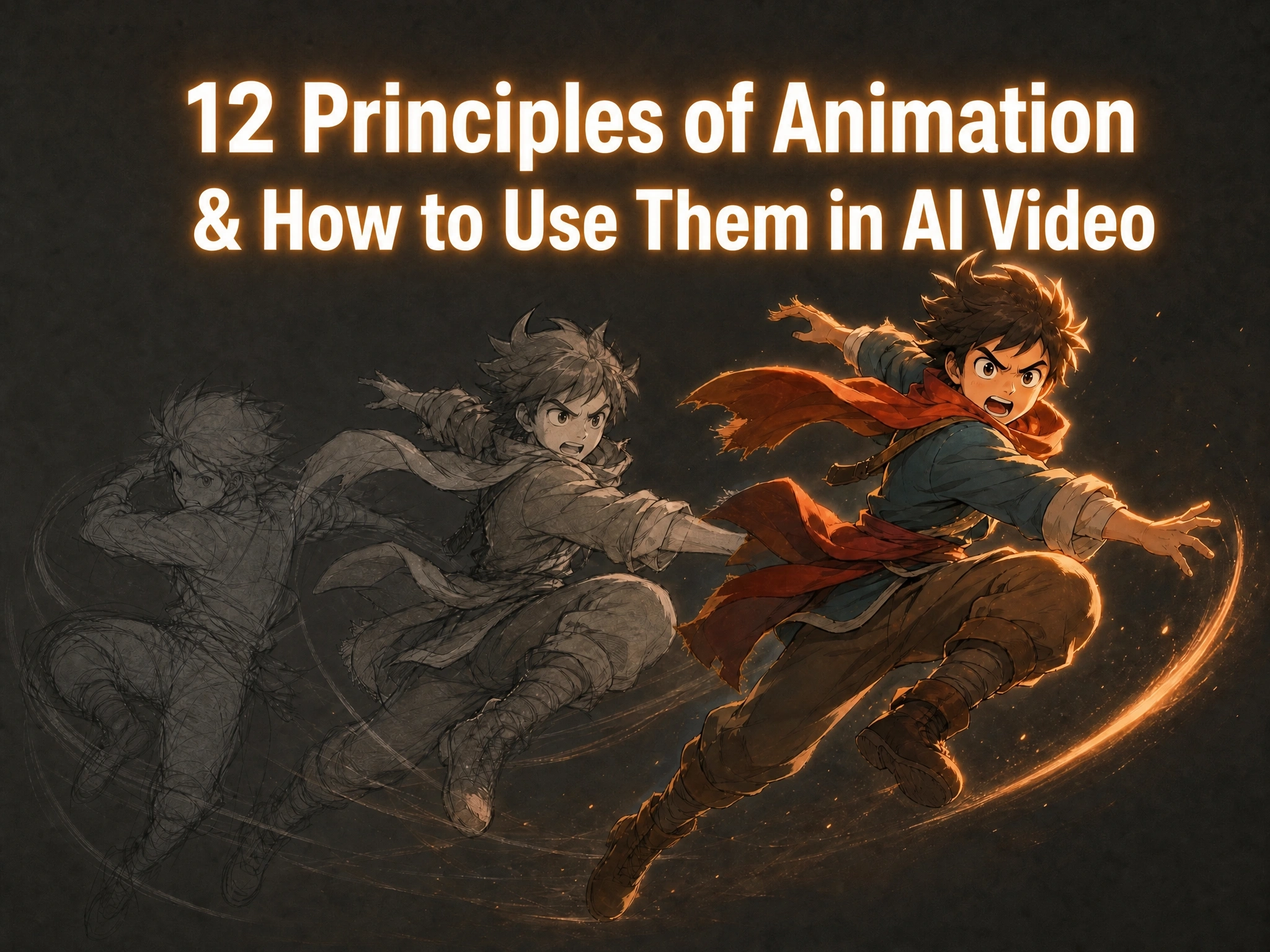 12 Principles of Animation & How to Use Them in AI Video