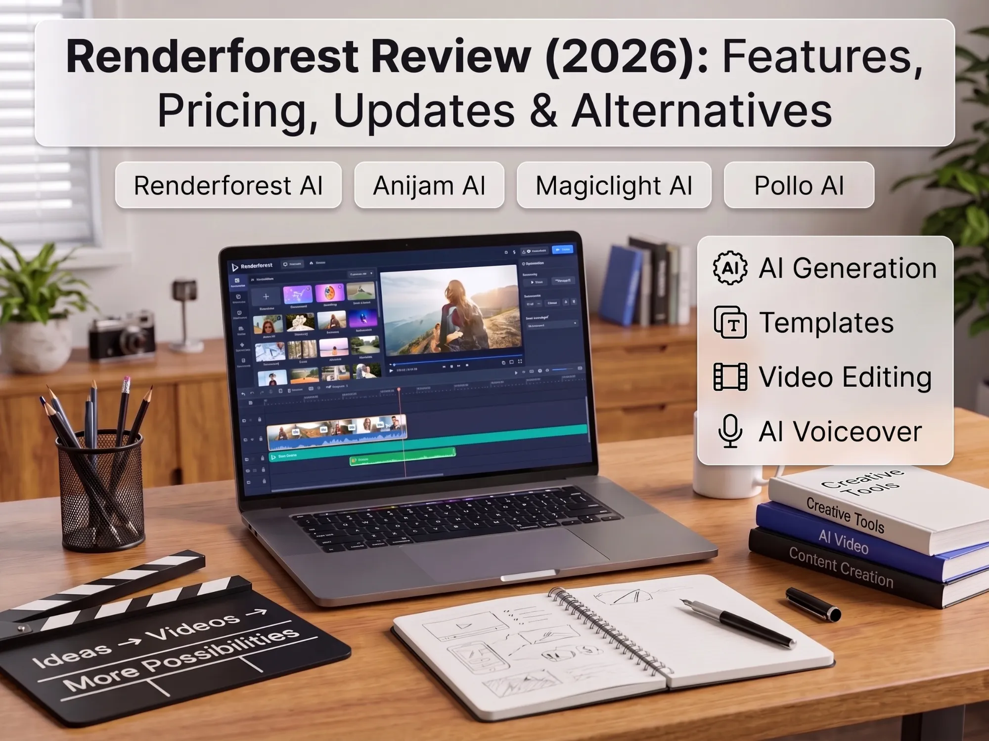 Renderforest AI Review (2026): Features, Pricing, Updates & Alternatives