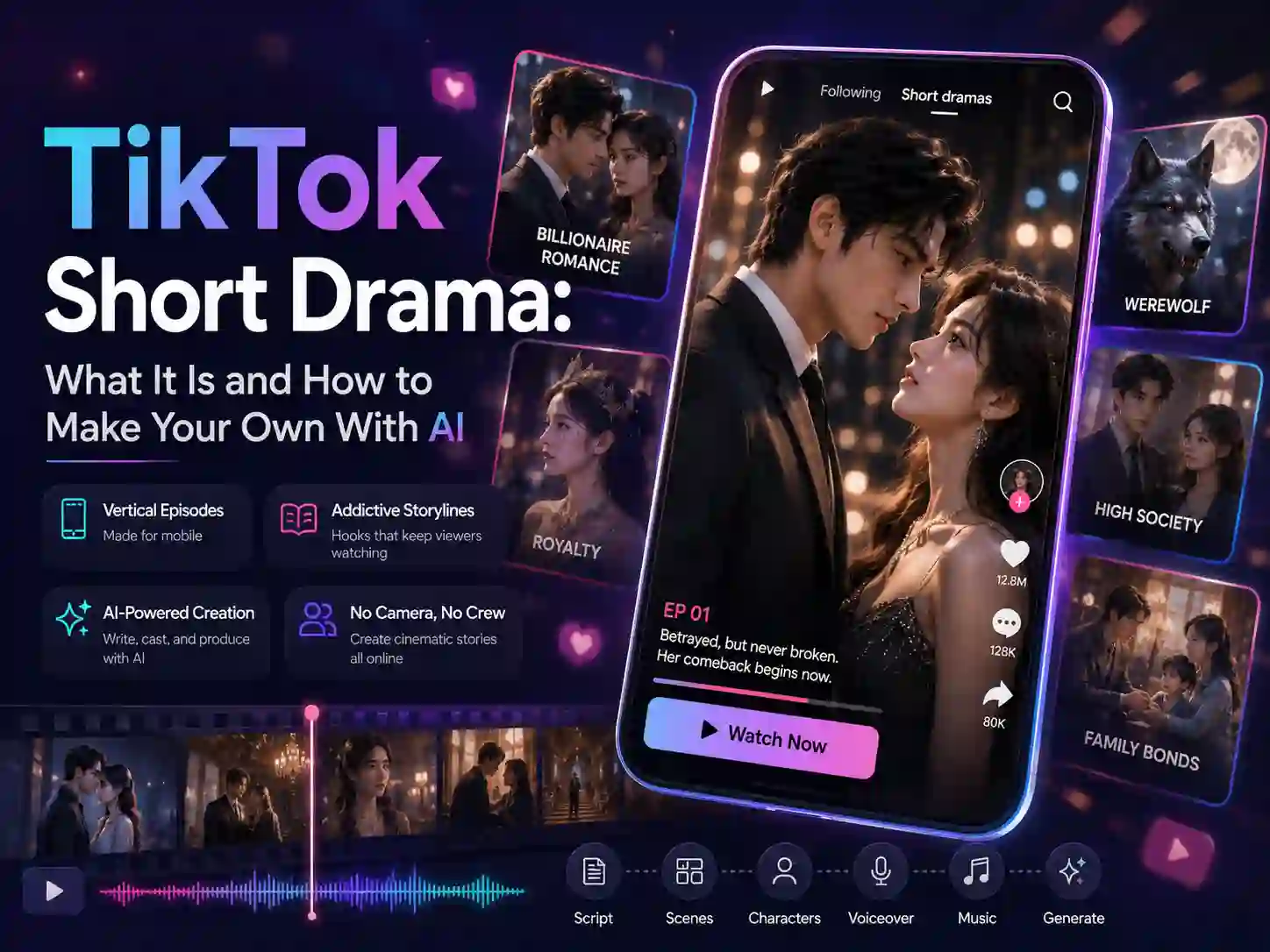 TikTok Short Drama: What It Is and How to Make Your Own With AI
