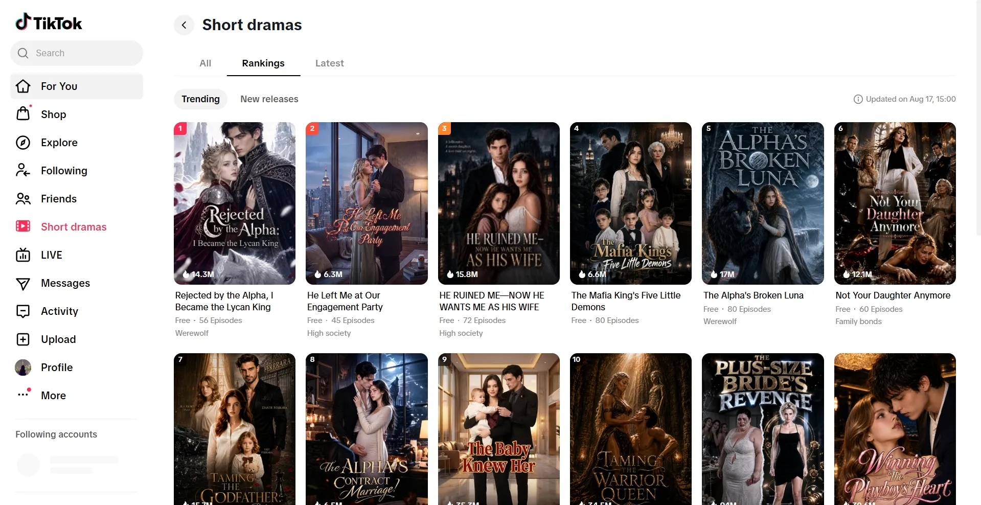 TikTok Short Dramas