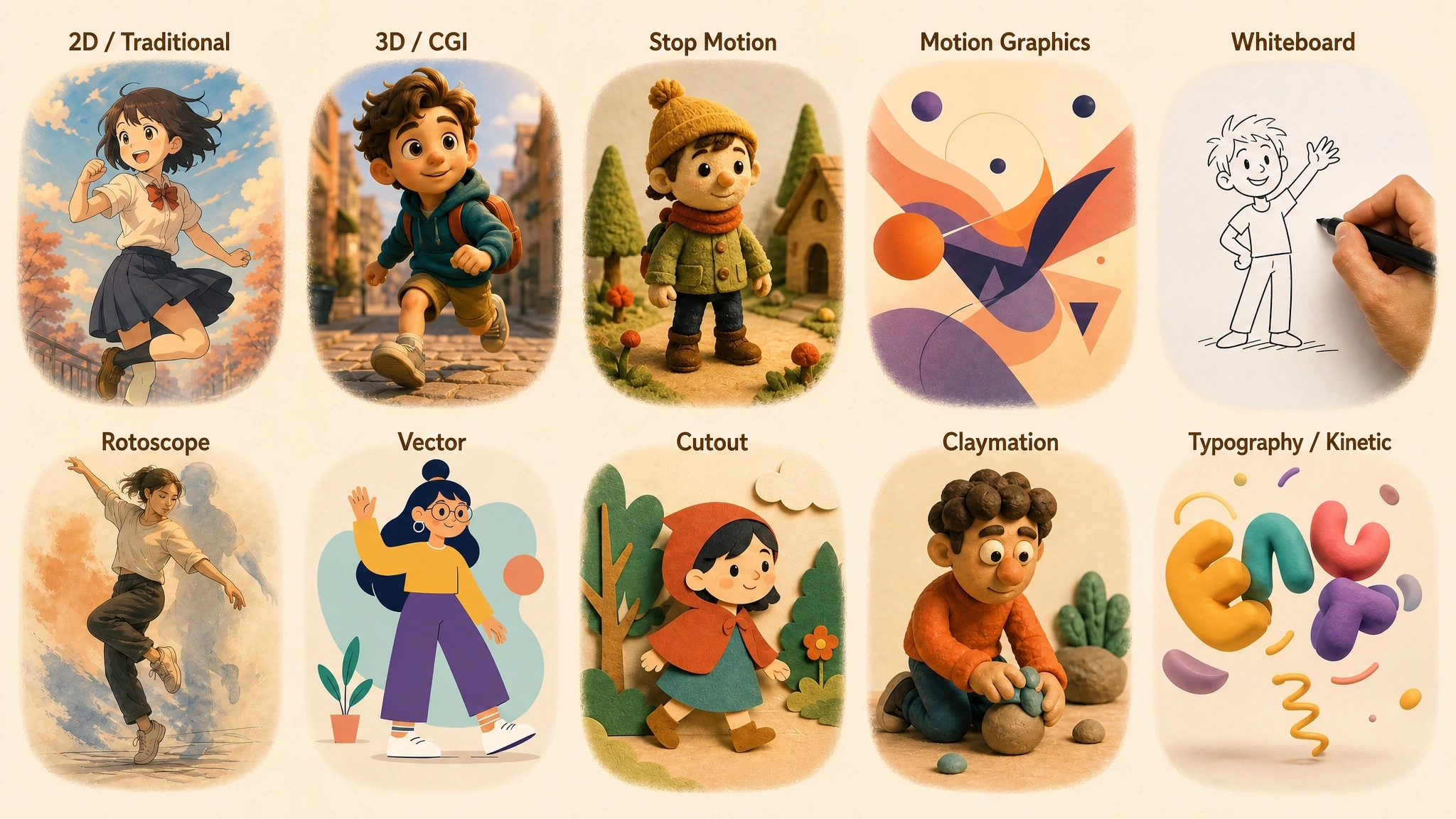 10 Types Of Animation Overview