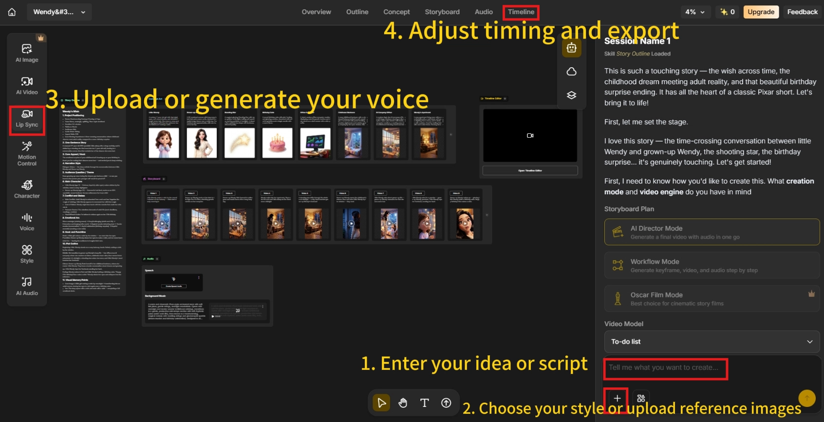 2D Animation Example Steps