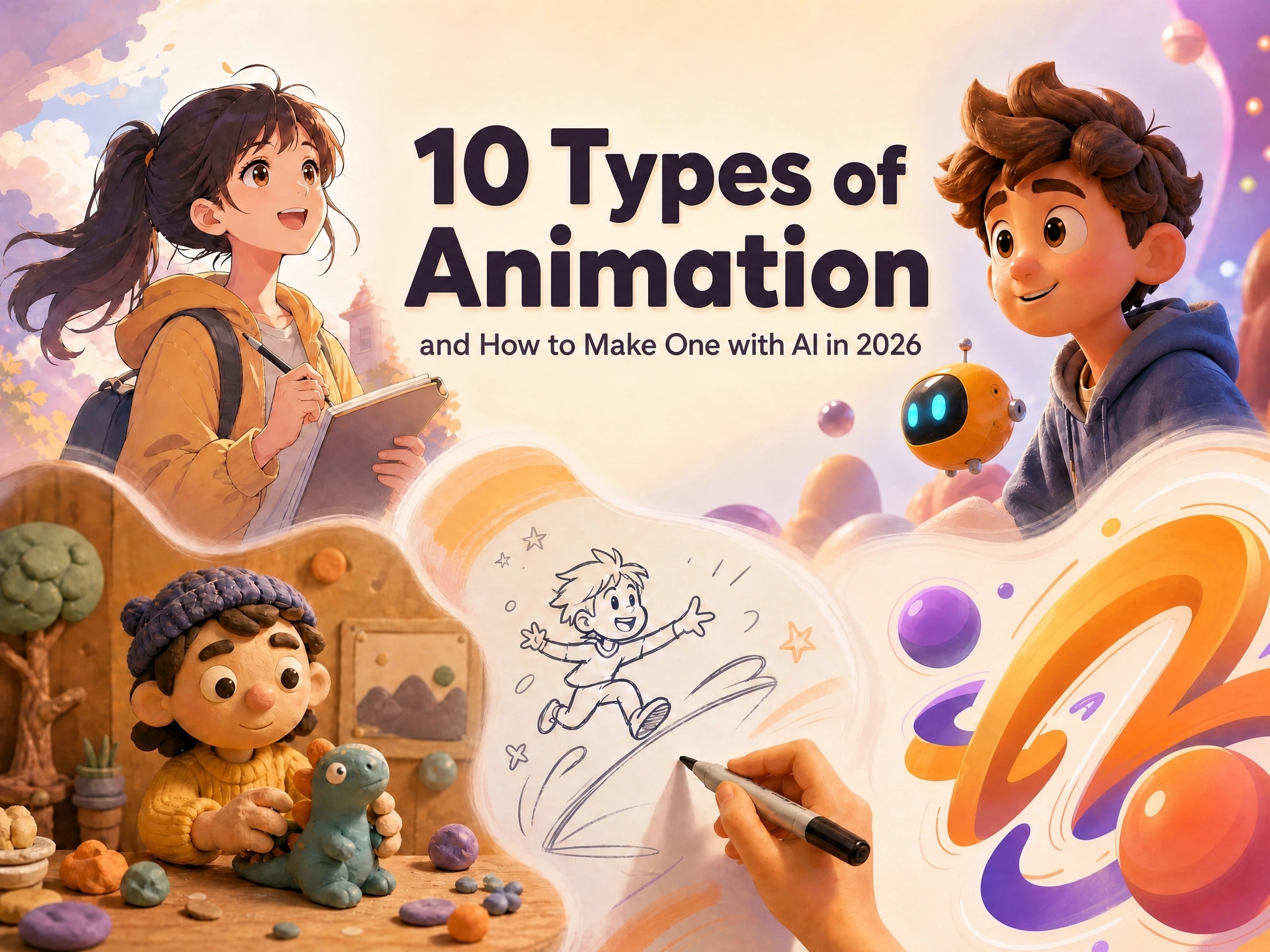 10 Types of Animation and How to Make One with AI in 2026