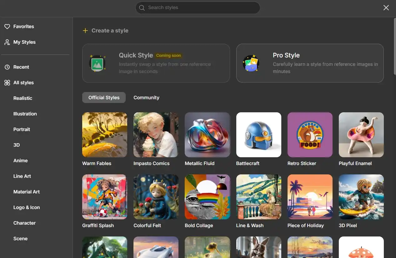 Animation Style Library