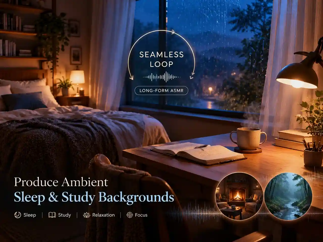 Produce Ambient Sleep & Study Backgrounds