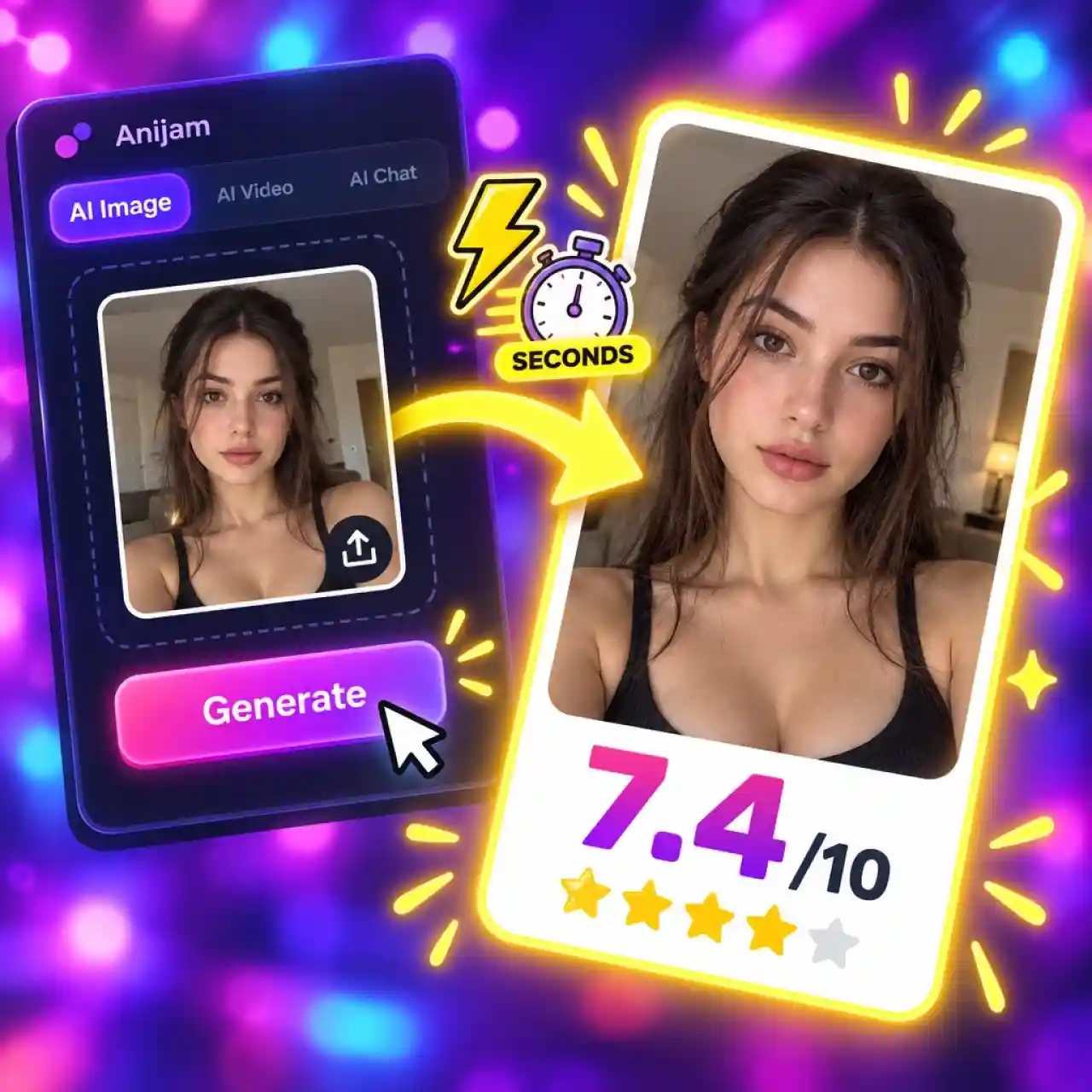AI attractiveness test results in seconds