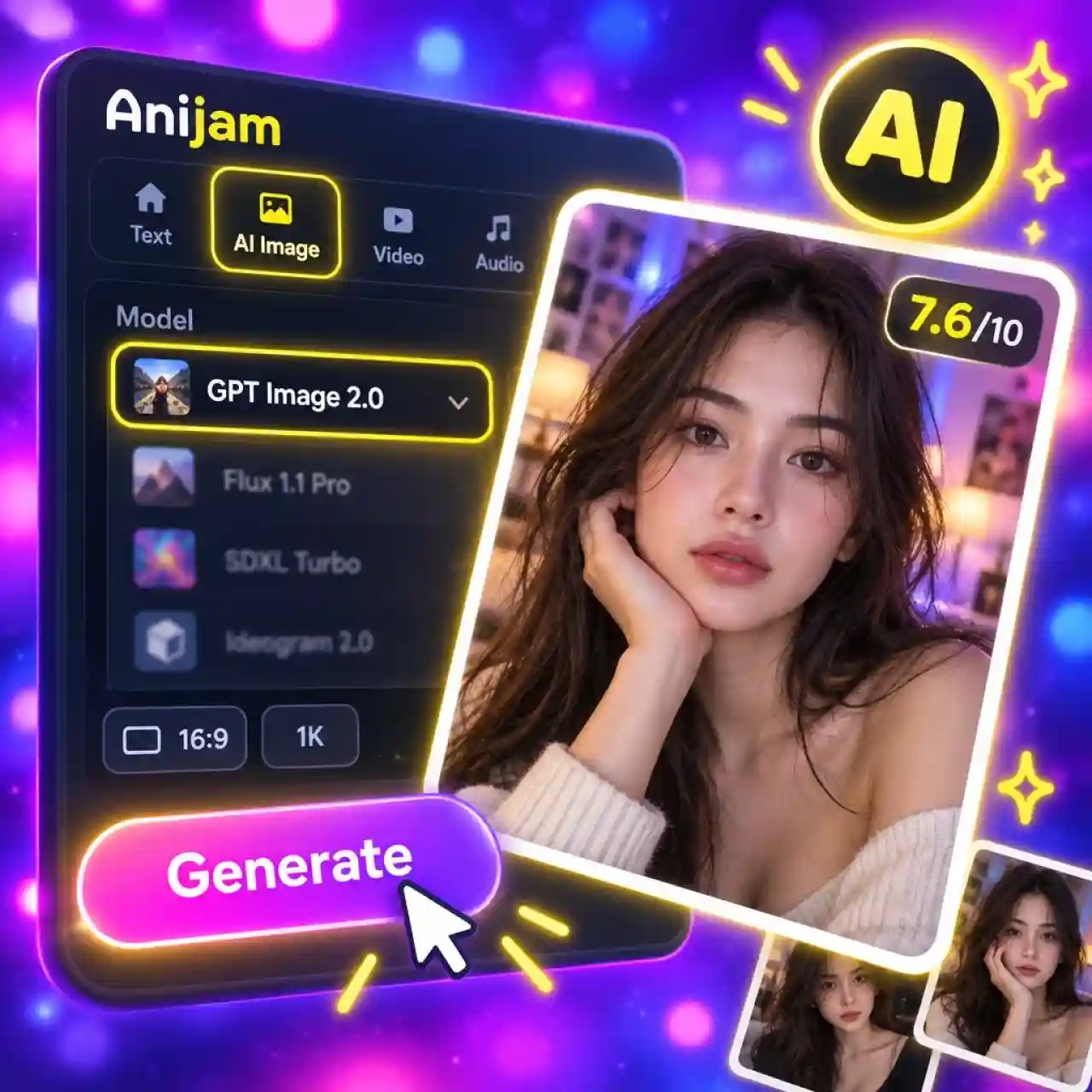 AI attractiveness test powered by GPT Image 2.0