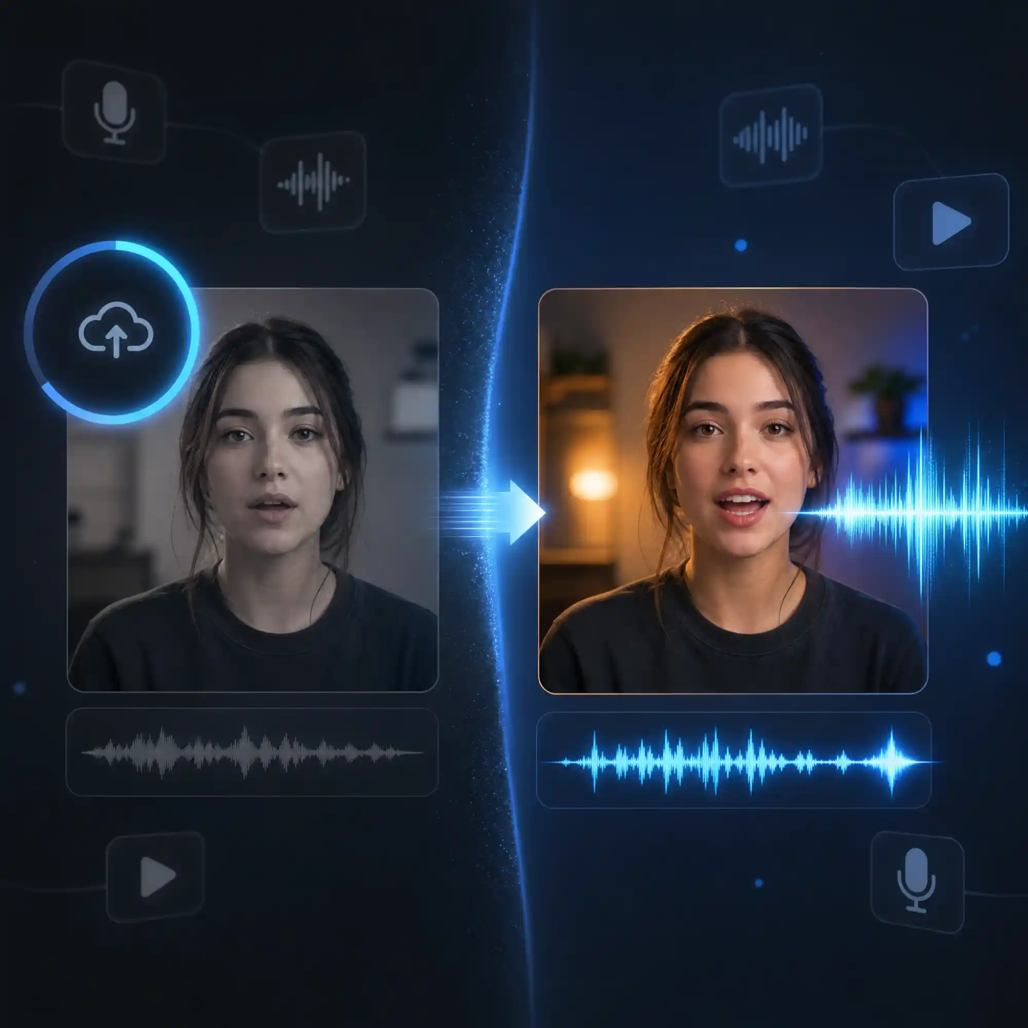 Dub existing animation with new AI voice
