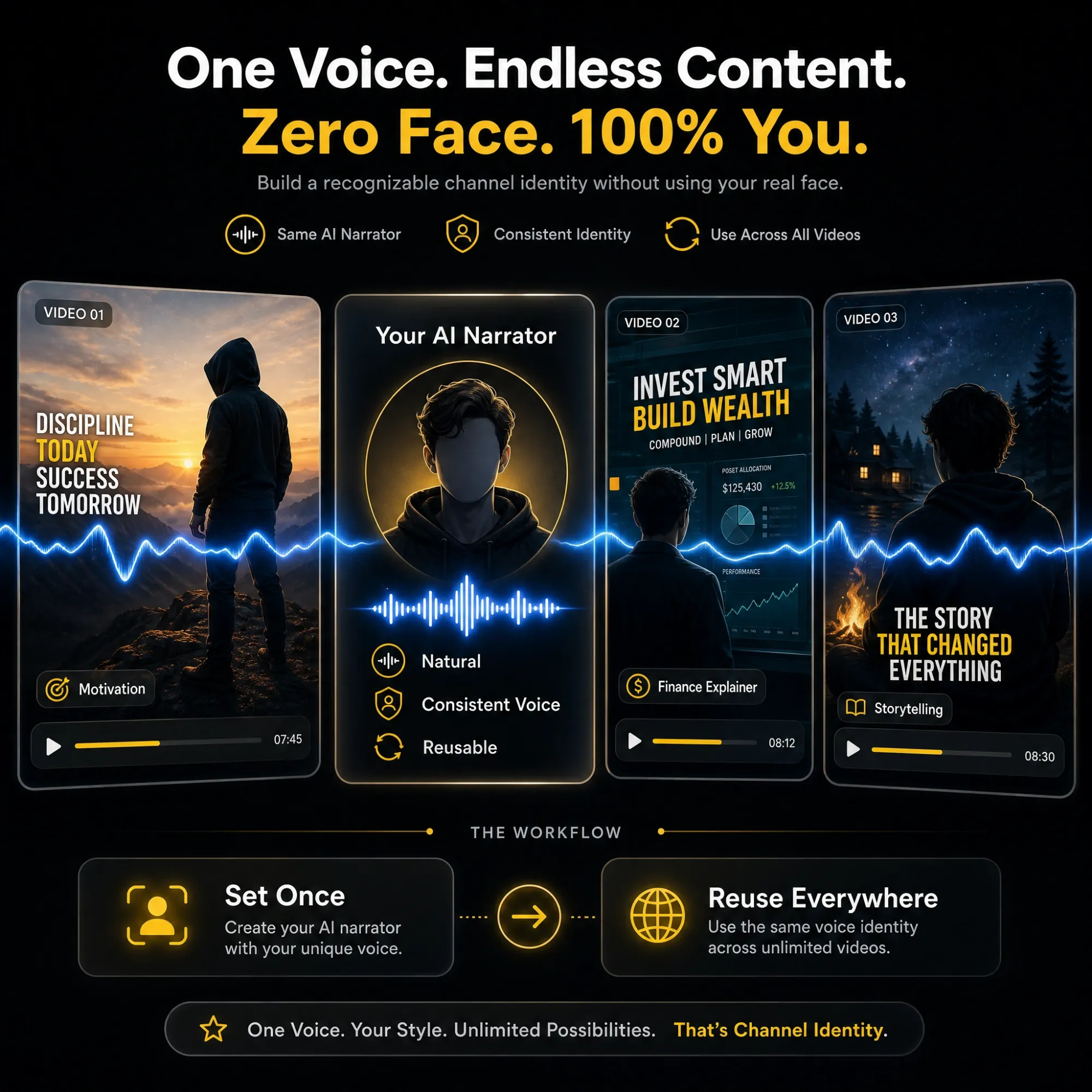 Consistent AI narrator