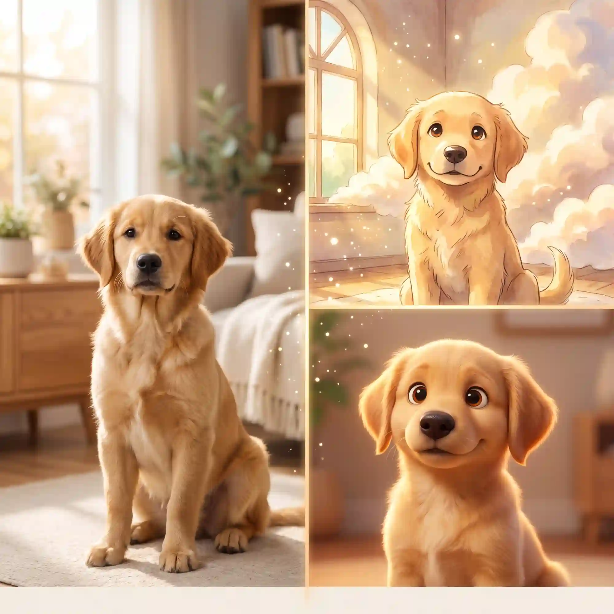 AI pet video style library