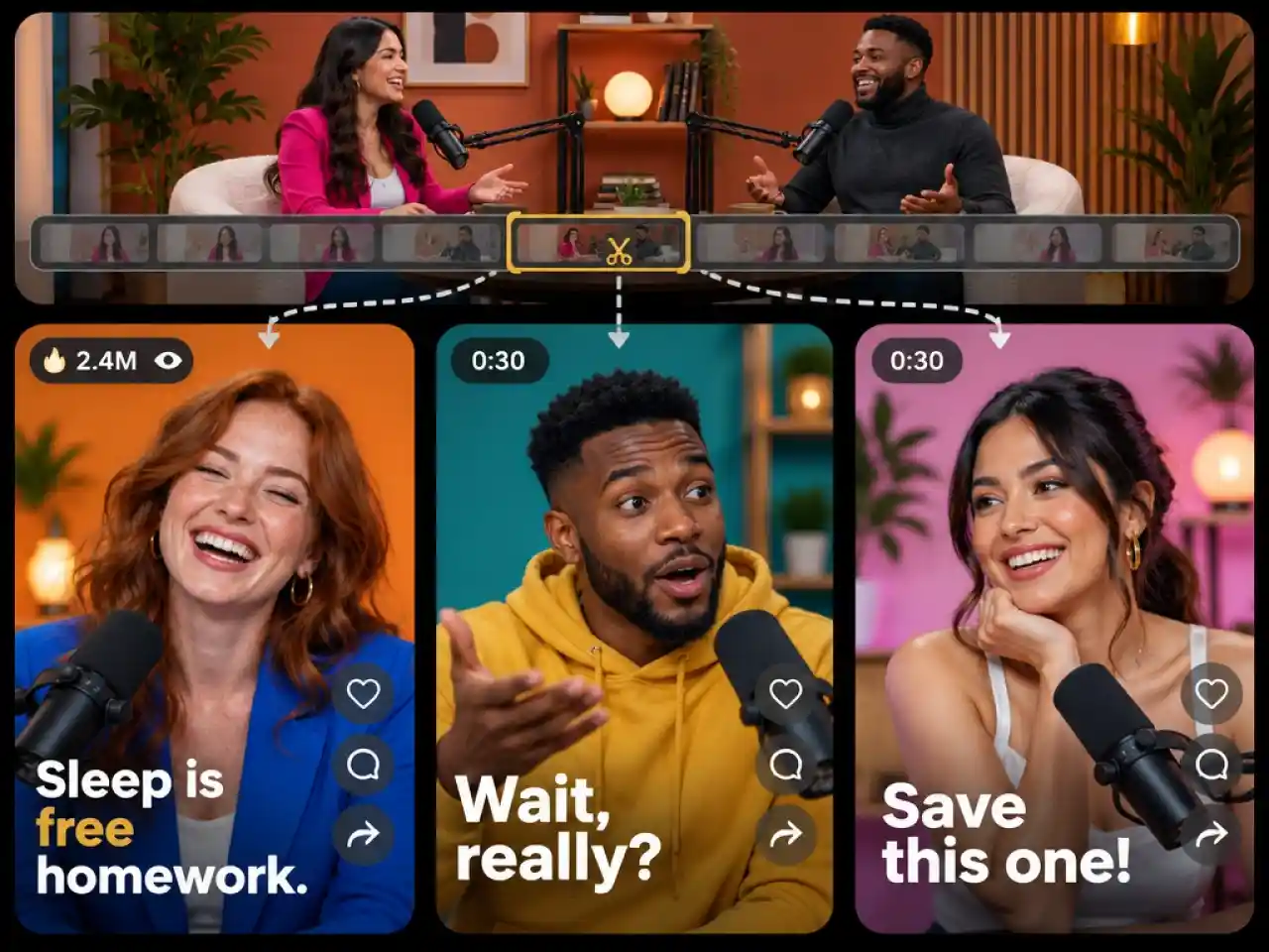 Make Podcast Clips for Social Media