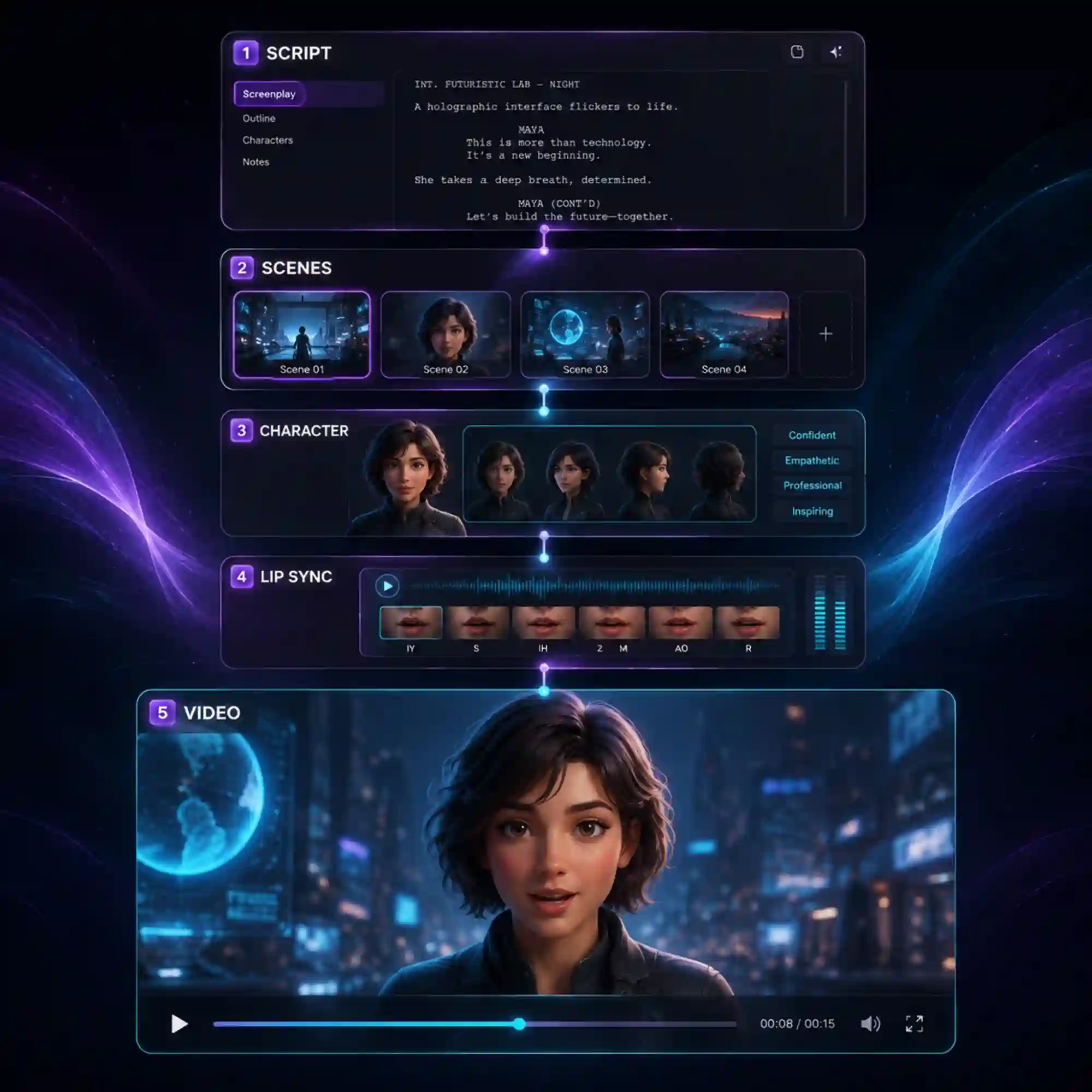 Script to Video AI