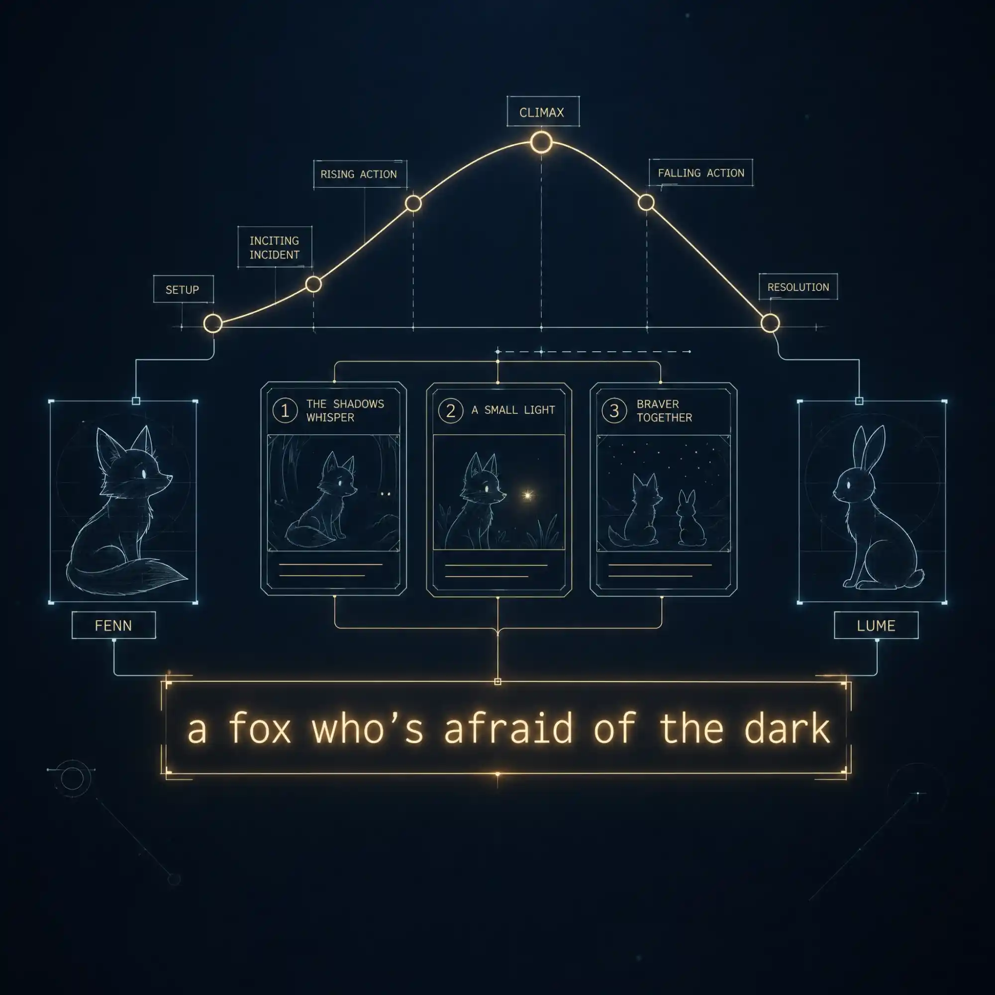 AI story generator outline
