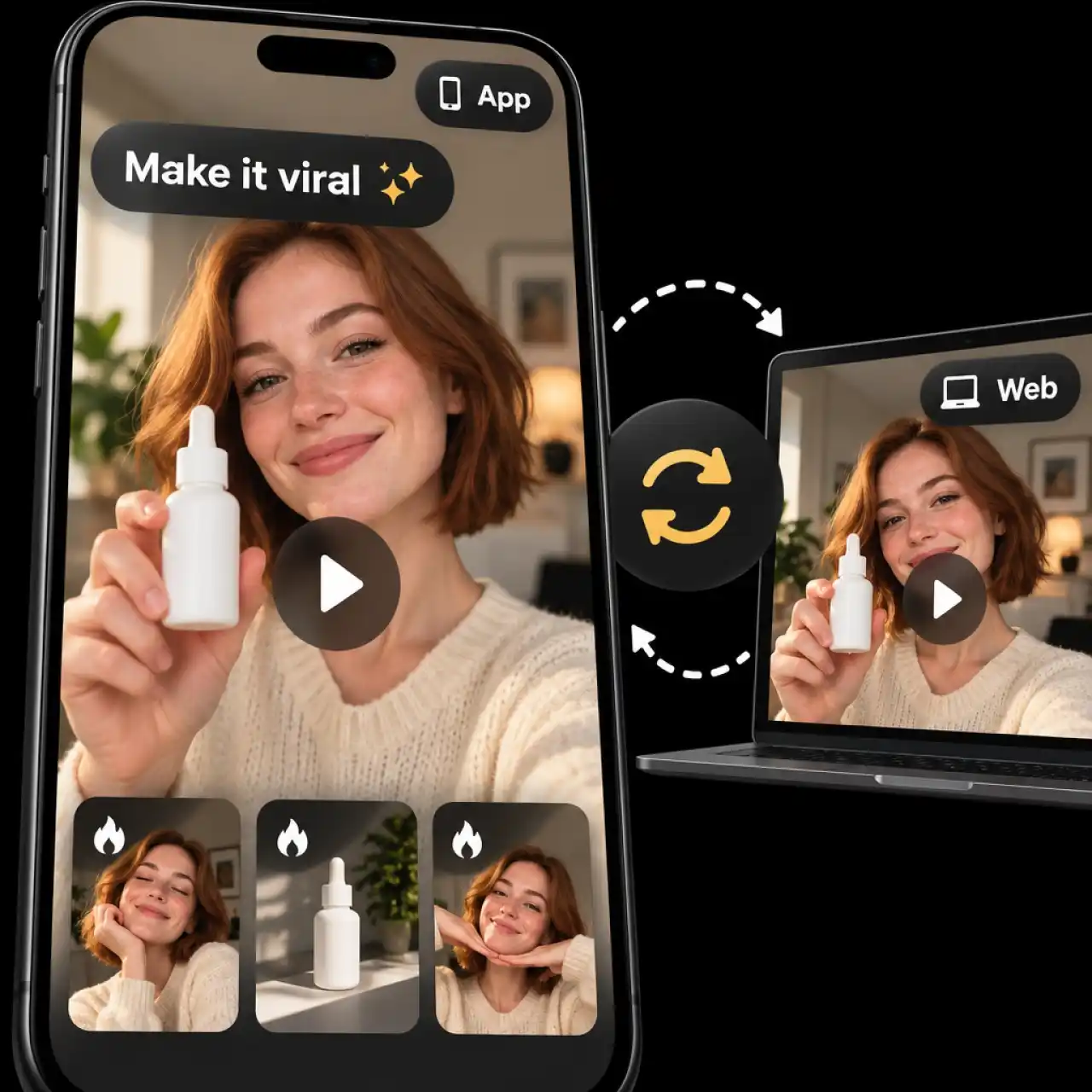 Anijam mobile app AI video agent
