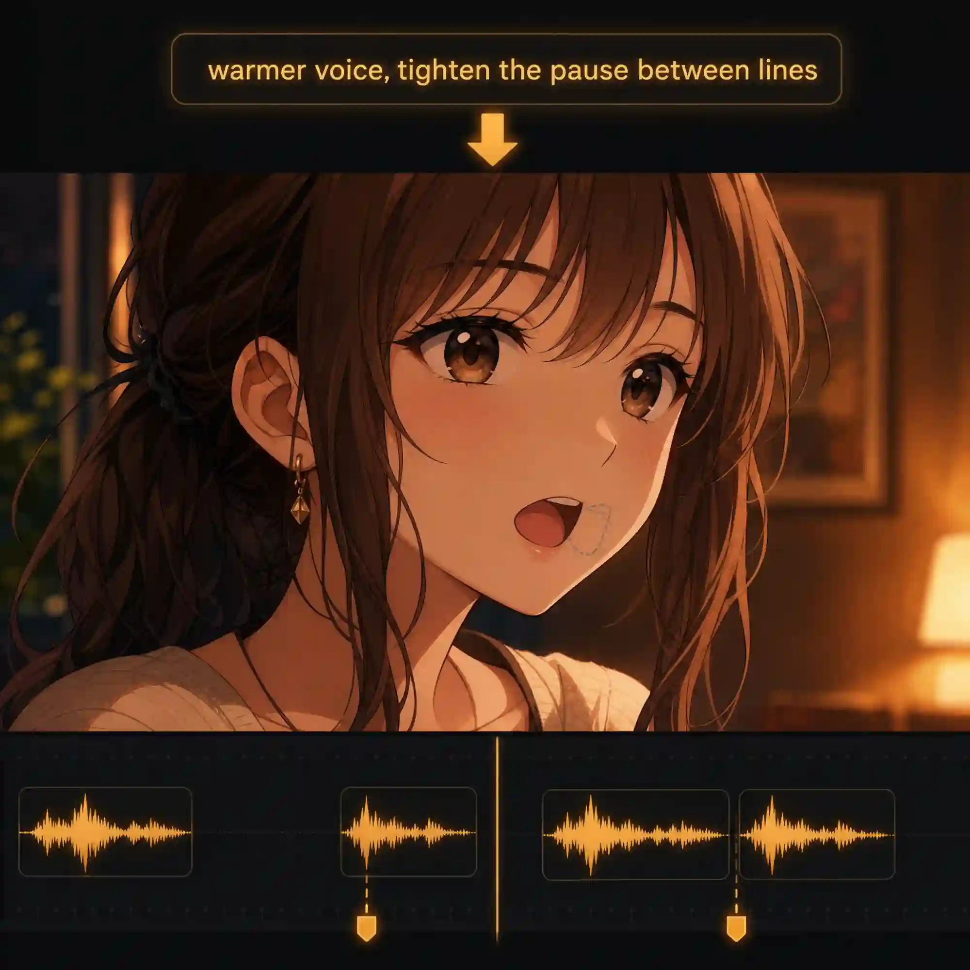 AI video editor lip sync and voice editing