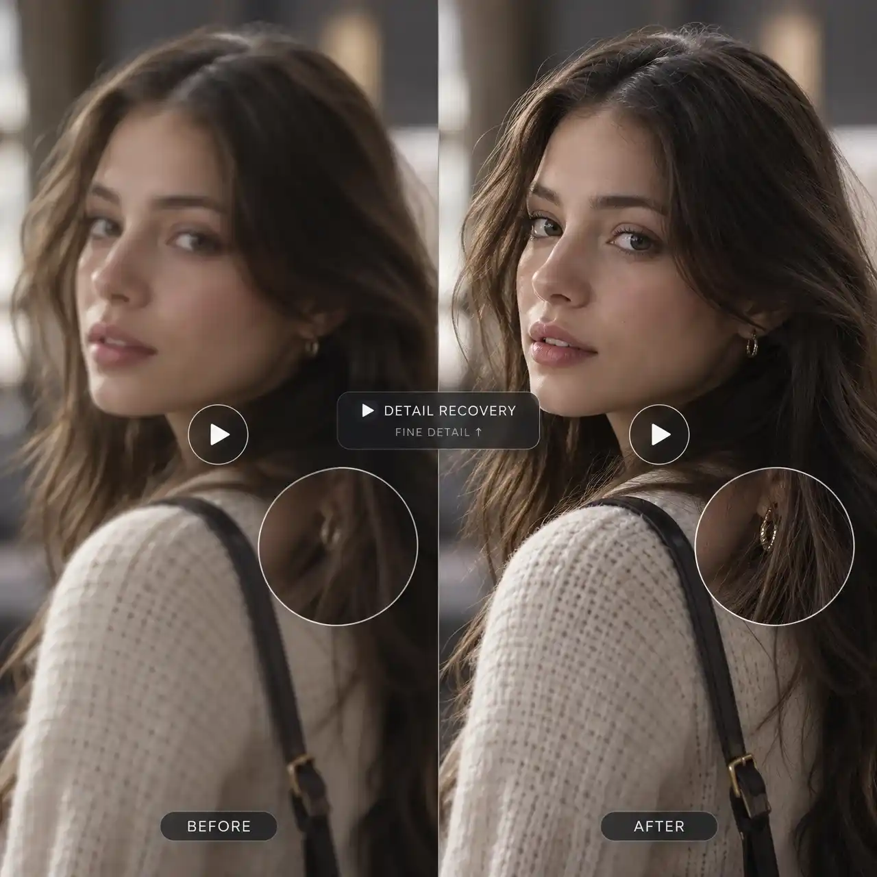 Reconstruct Fine Details in Low-Resolution Video