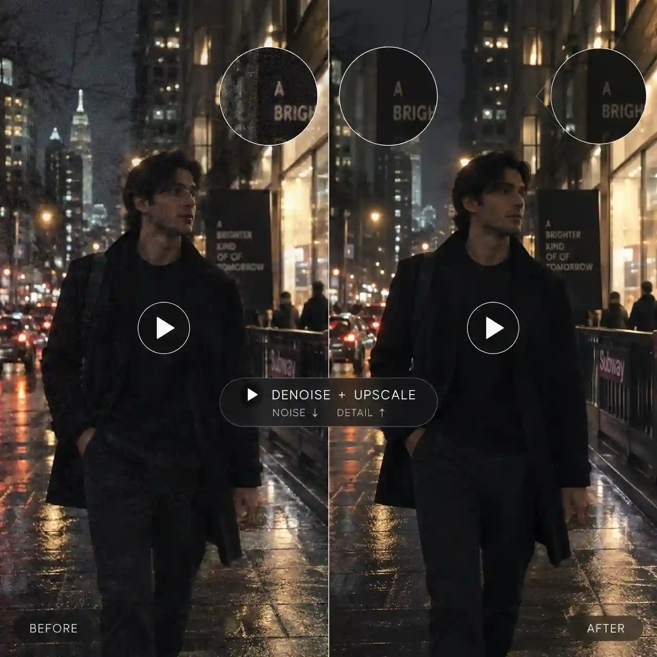 Reduce Noise and Compression Artifacts