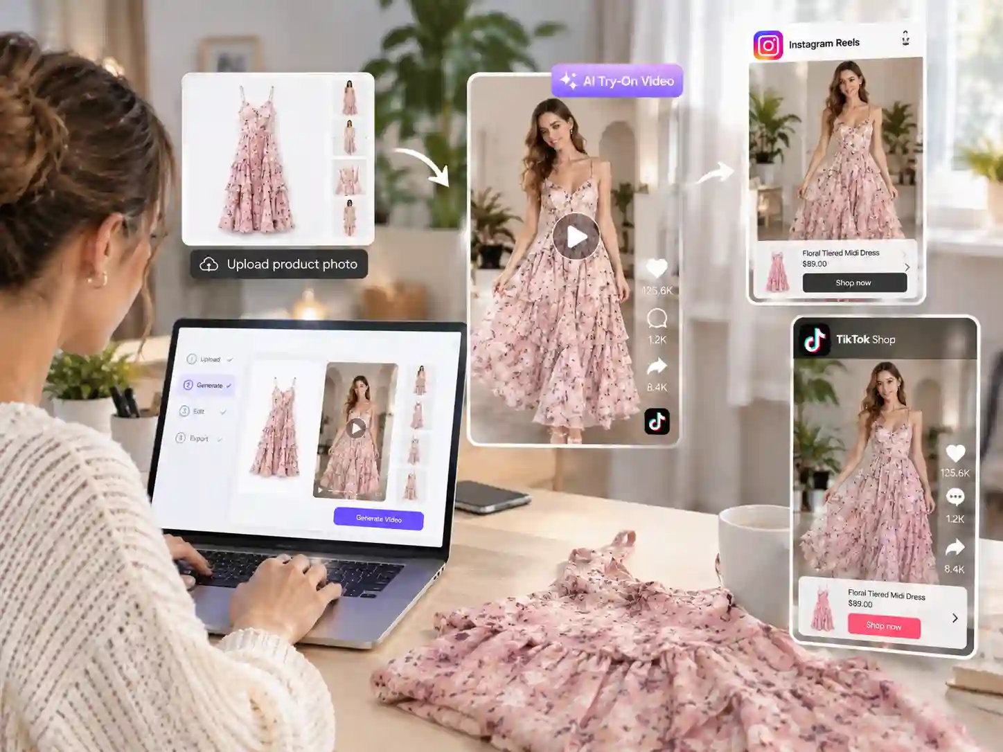 Create Shoppable Try-On Videos for Social Ads & Storefronts