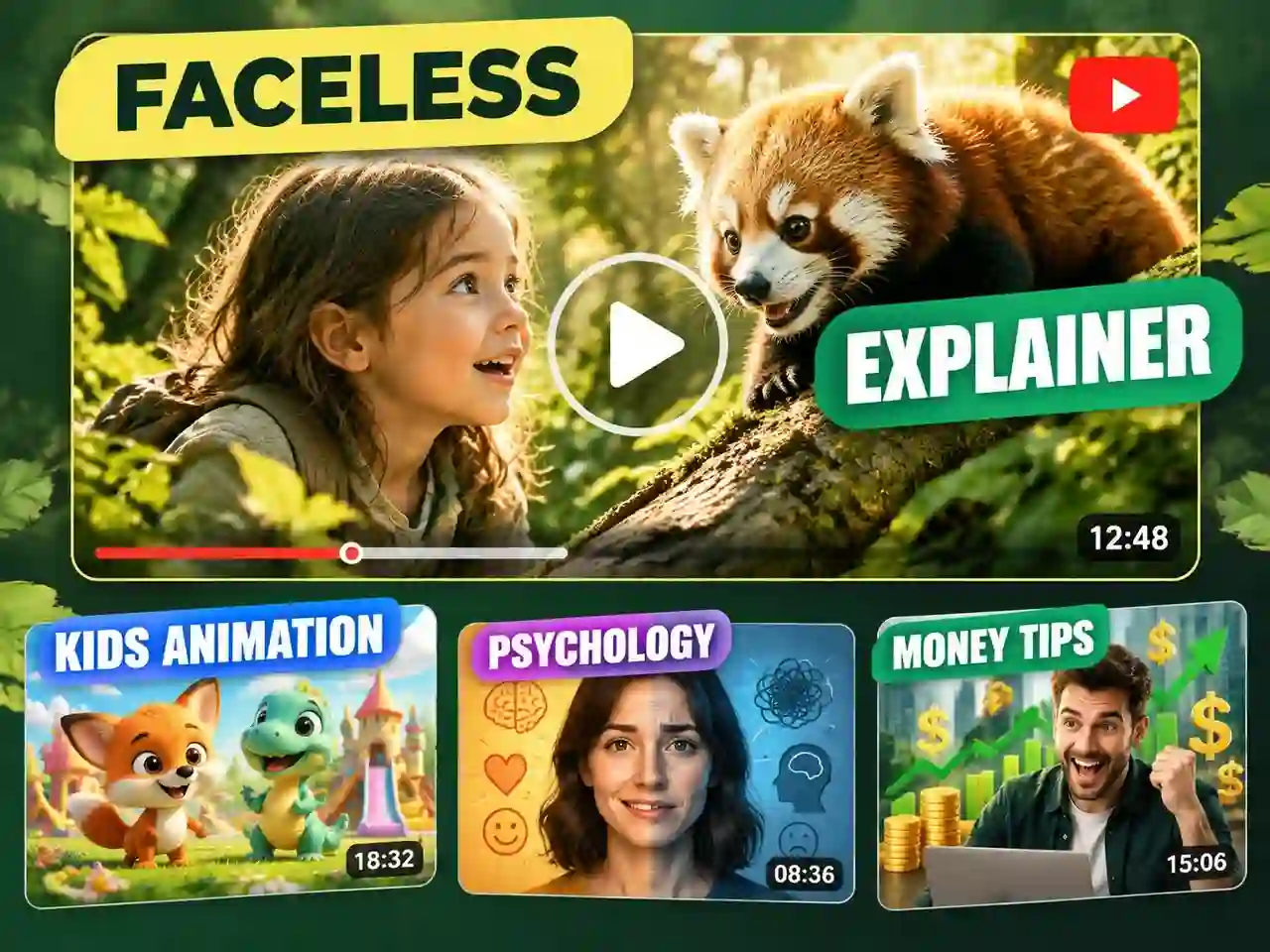 Make Faceless Explainer and Educational Videos