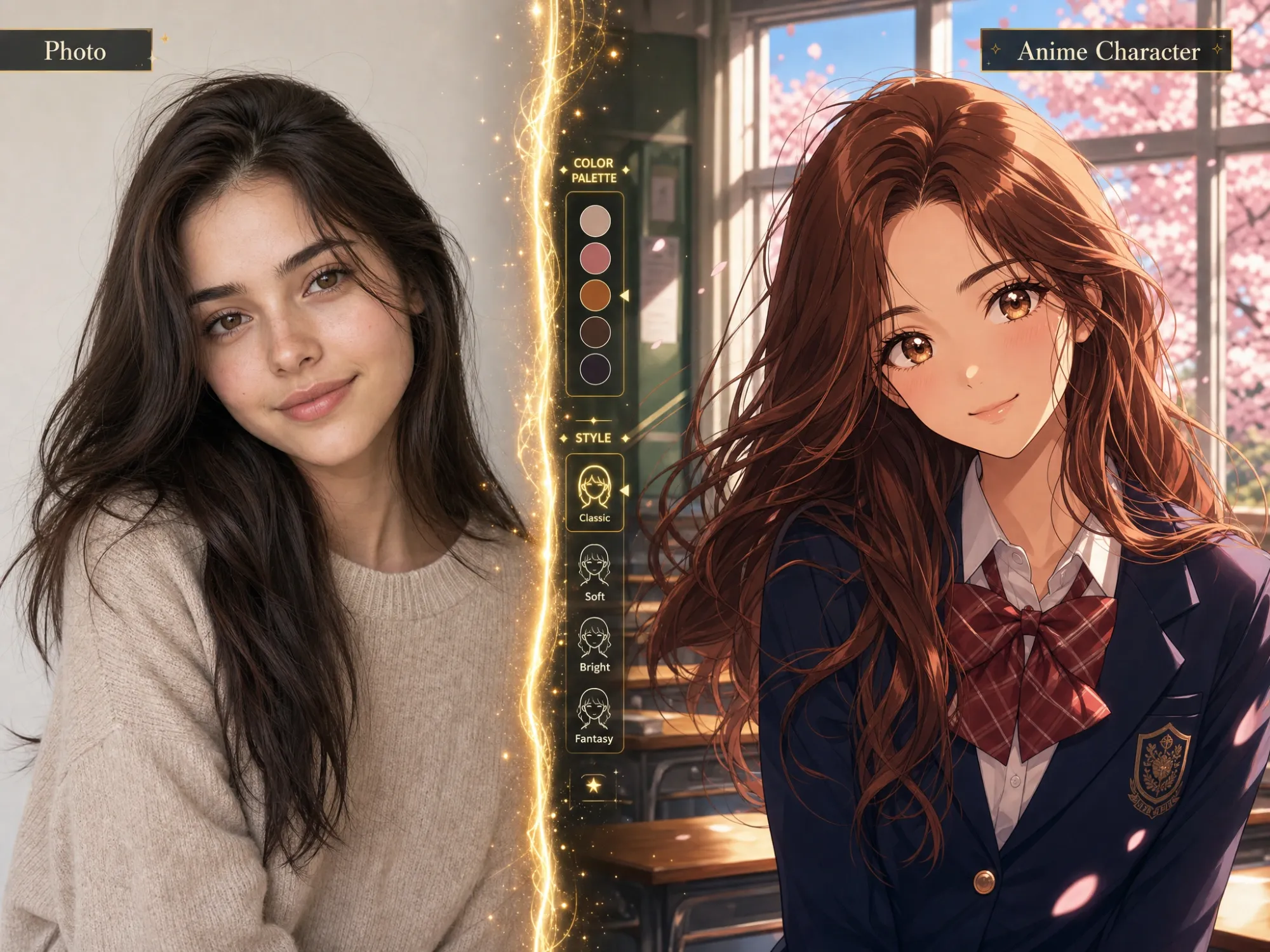 Generate Anime Characters from Photo