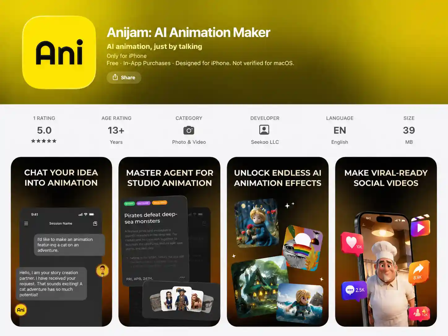 Anime Story Video on Mobile App