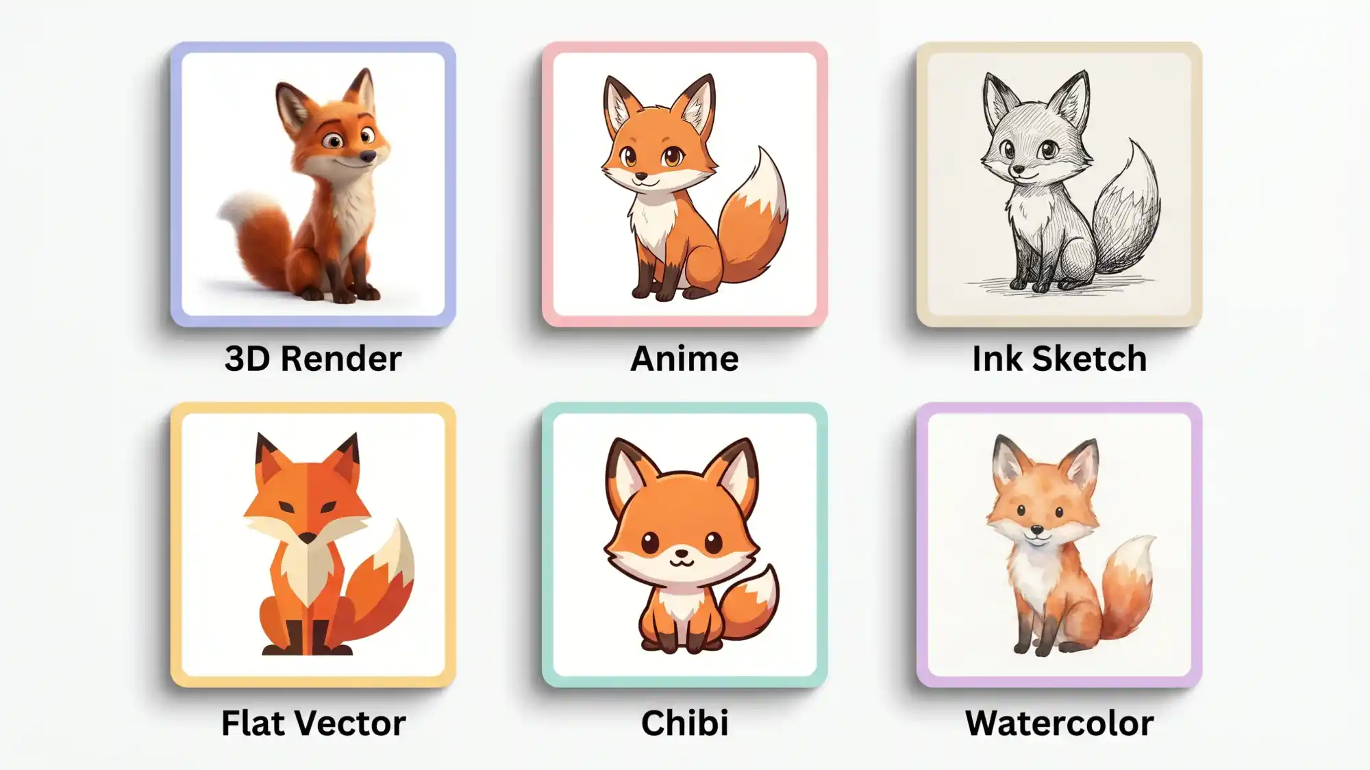 Cartoon style library and custom styles