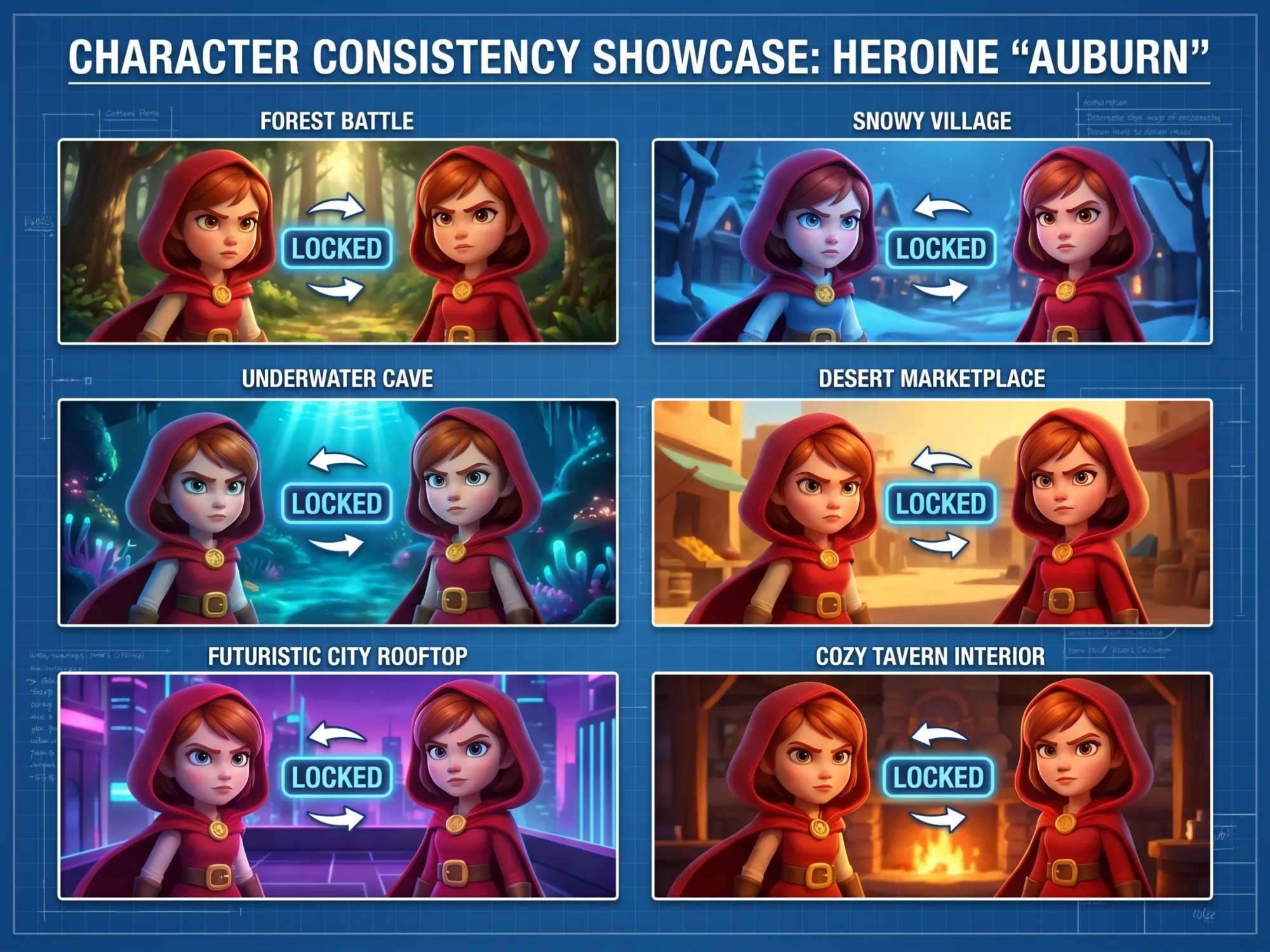 Character design and consistency toolkit